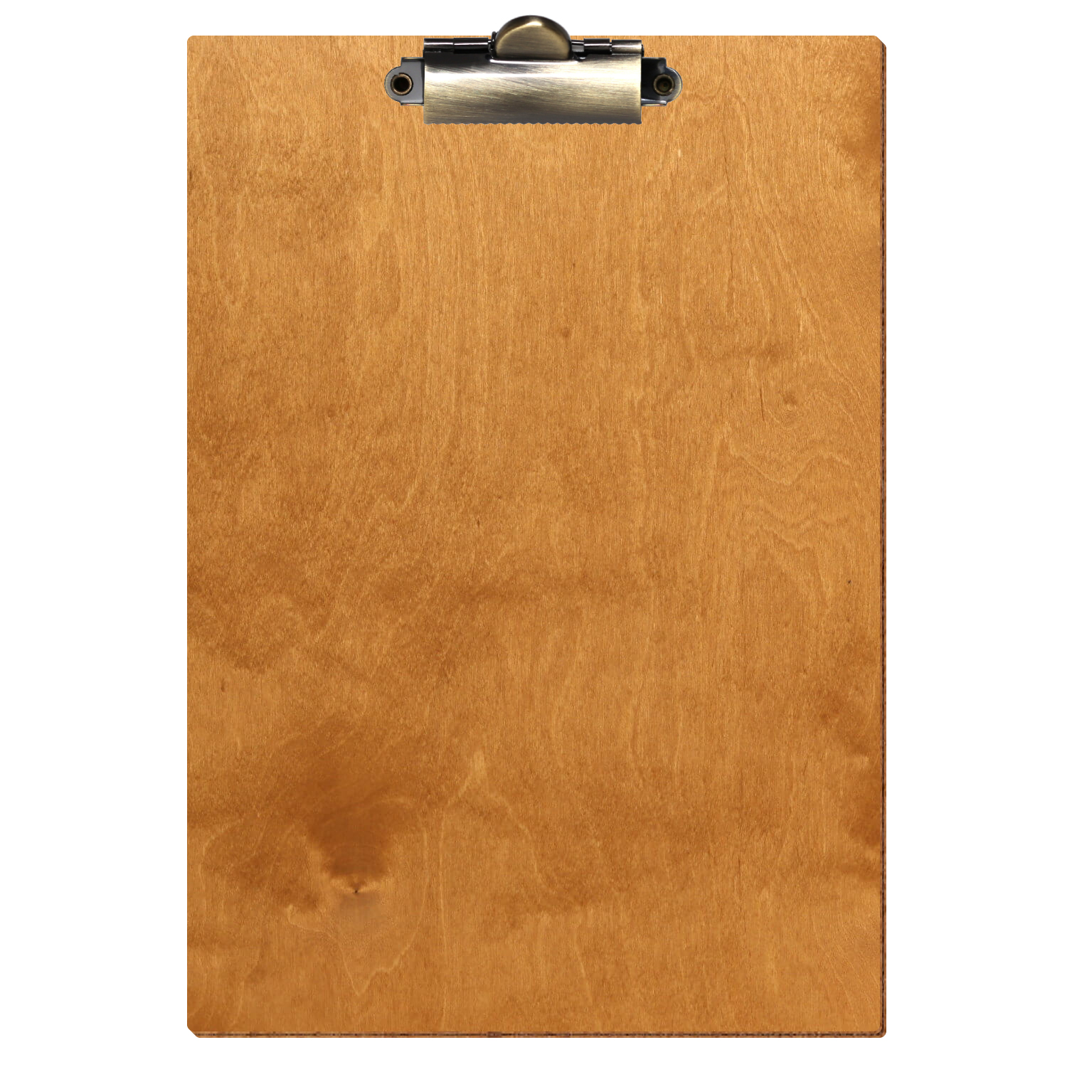 Klemmbrett Standardform Birnbaum A5 hochkant Zahnklemme antik
