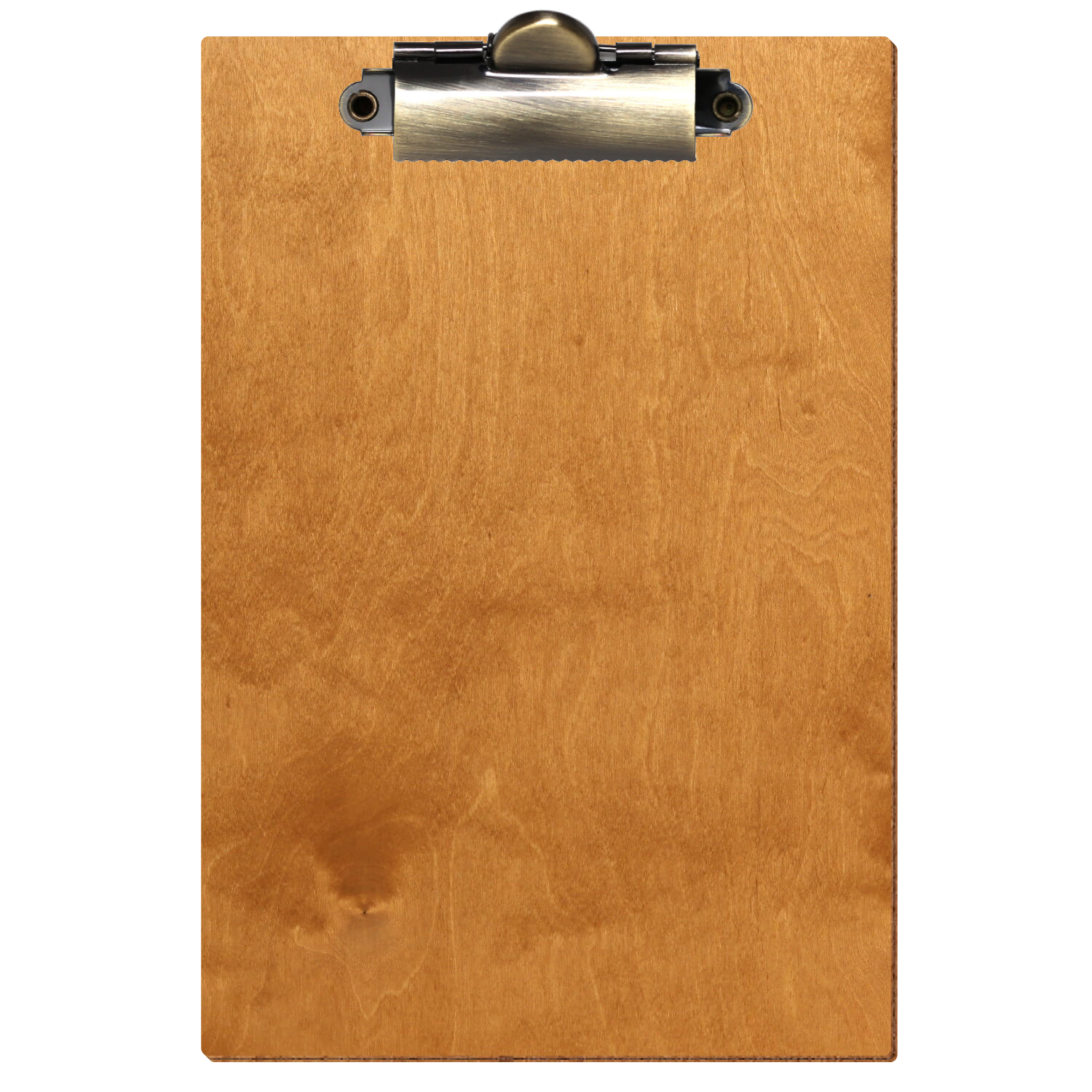 Klemmbrett Standardform Birnbaum A6 hochkant Zahnklemme antik