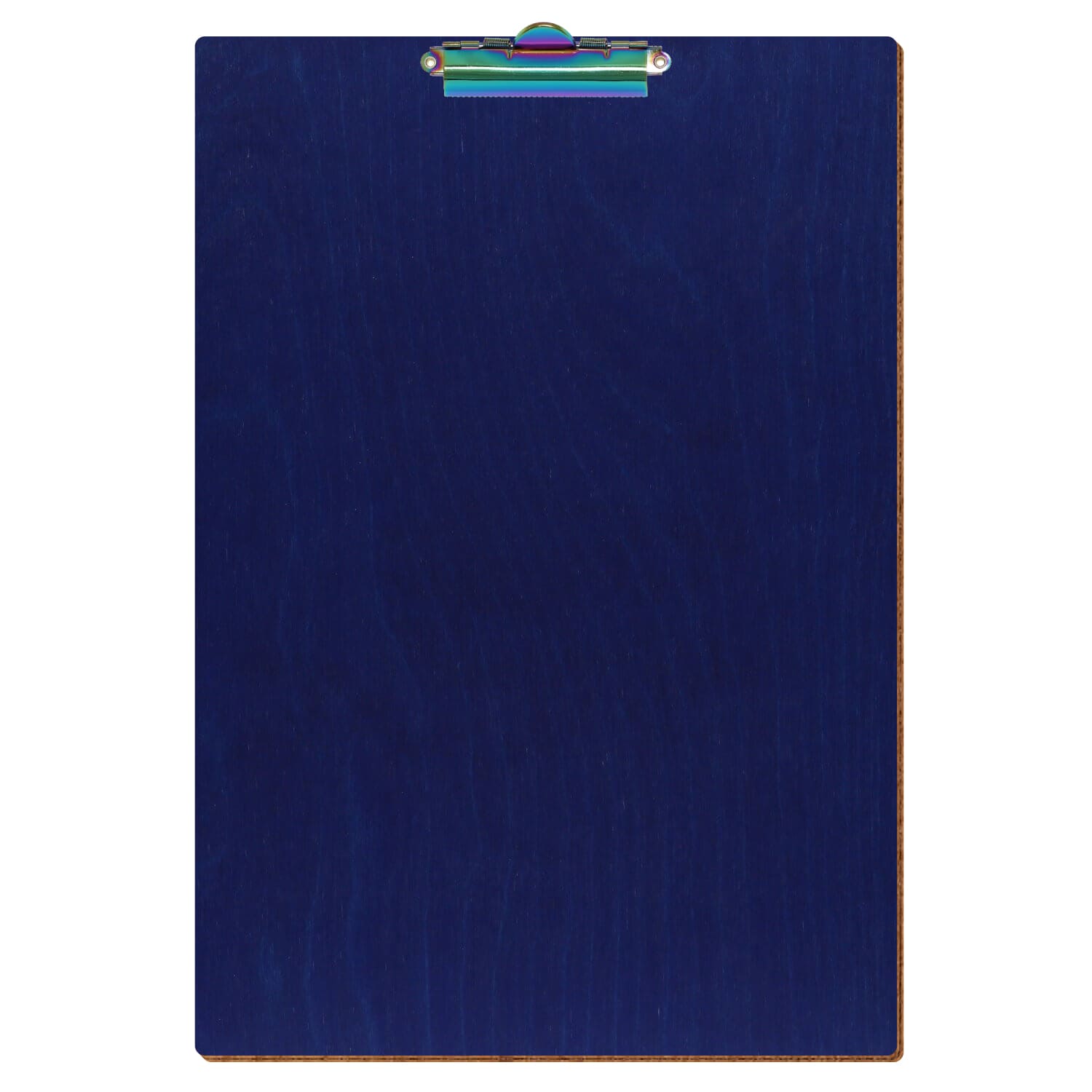 Klemmbrett Standardform Dunkelblau A3 hochkant Zahnklemme Regenbogen