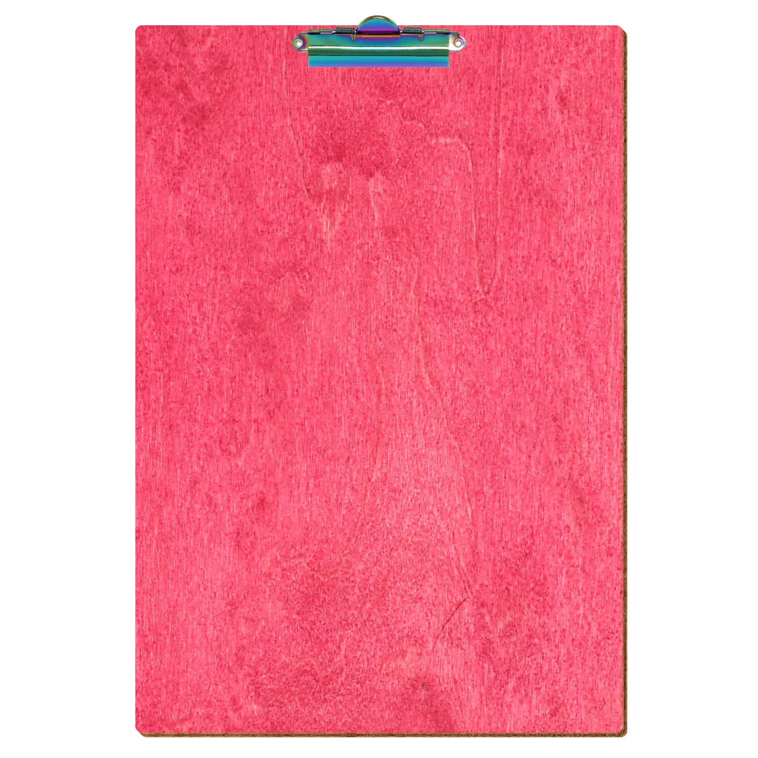 Klemmbrett Standardform Dunkelpink A3 hochkant Zahnklemme Regenbogen