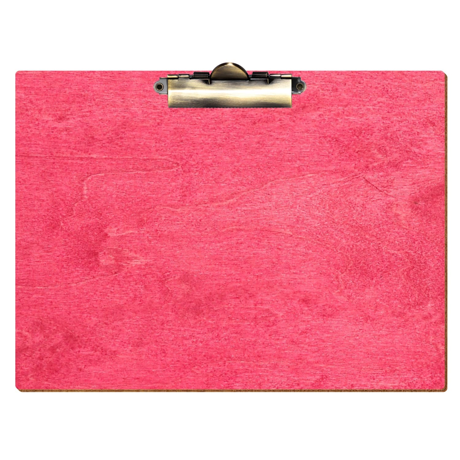 Klemmbrett Standardform Dunkelpink A4 querkant Zahnklemme antik