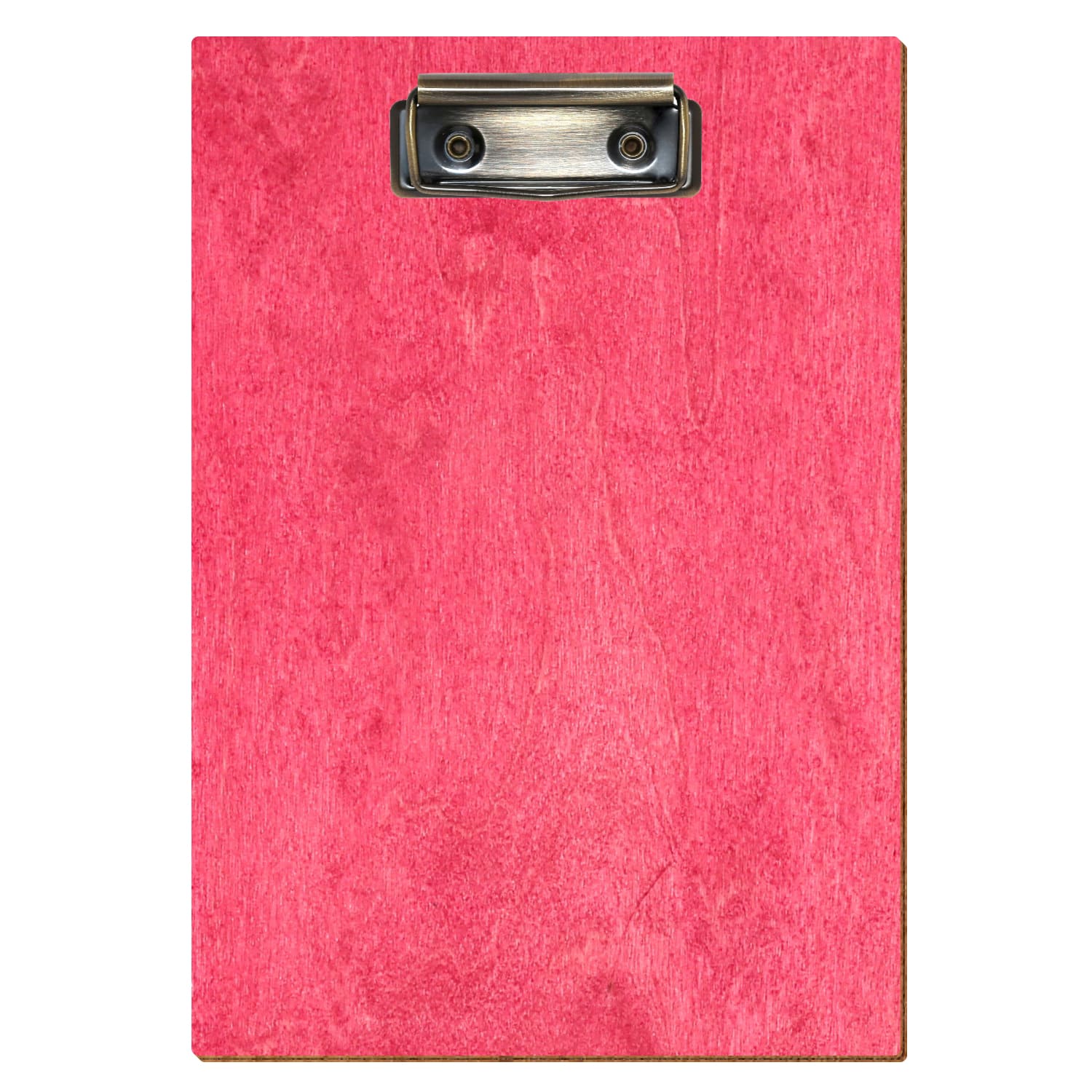Klemmbrett Standardform Dunkelpink A5 hochkant Bügelklemme antik
