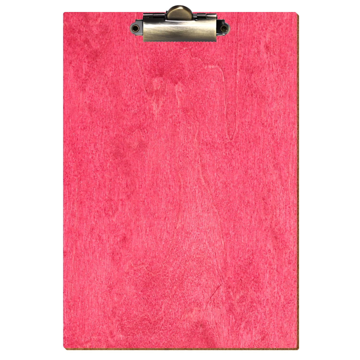 Klemmbrett Standardform Dunkelpink A5 hochkant Zahnklemme antik