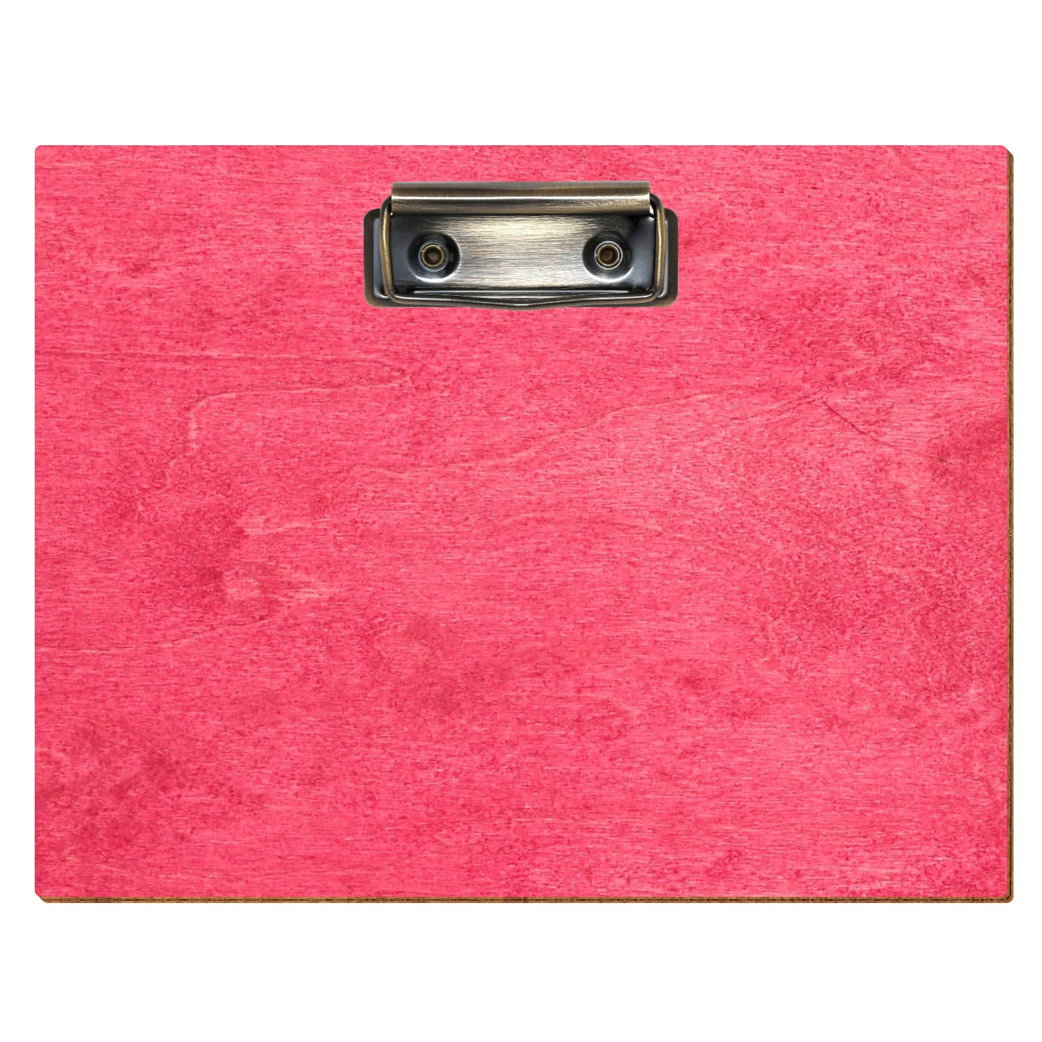 Klemmbrett Standardform Dunkelpink A5 querkant Bügelklemme antik