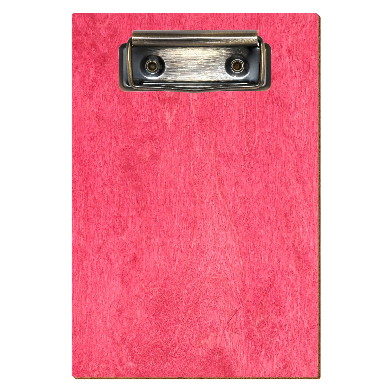 Klemmbrett Standardform Dunkelpink A6 hochkant Bügelklemme antik