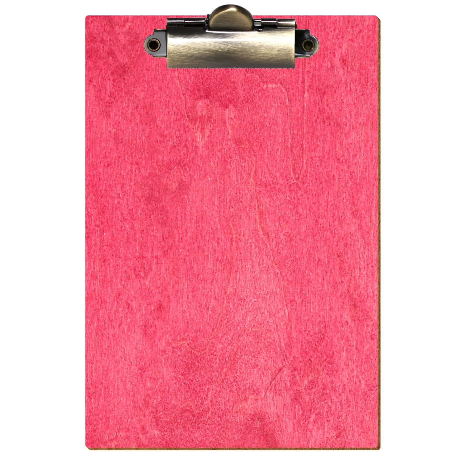 Klemmbrett Standardform Dunkelpink A6 hochkant Zahnklemme antik