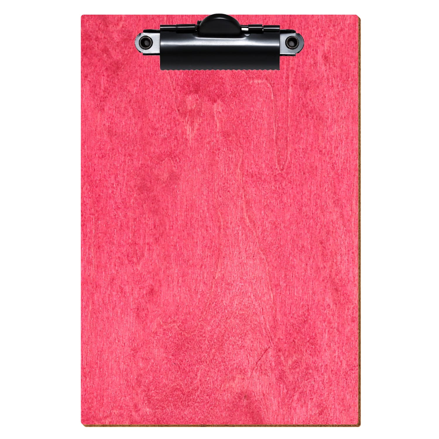 Klemmbrett Standardform Dunkelpink A6 hochkant Zahnklemme schwarz
