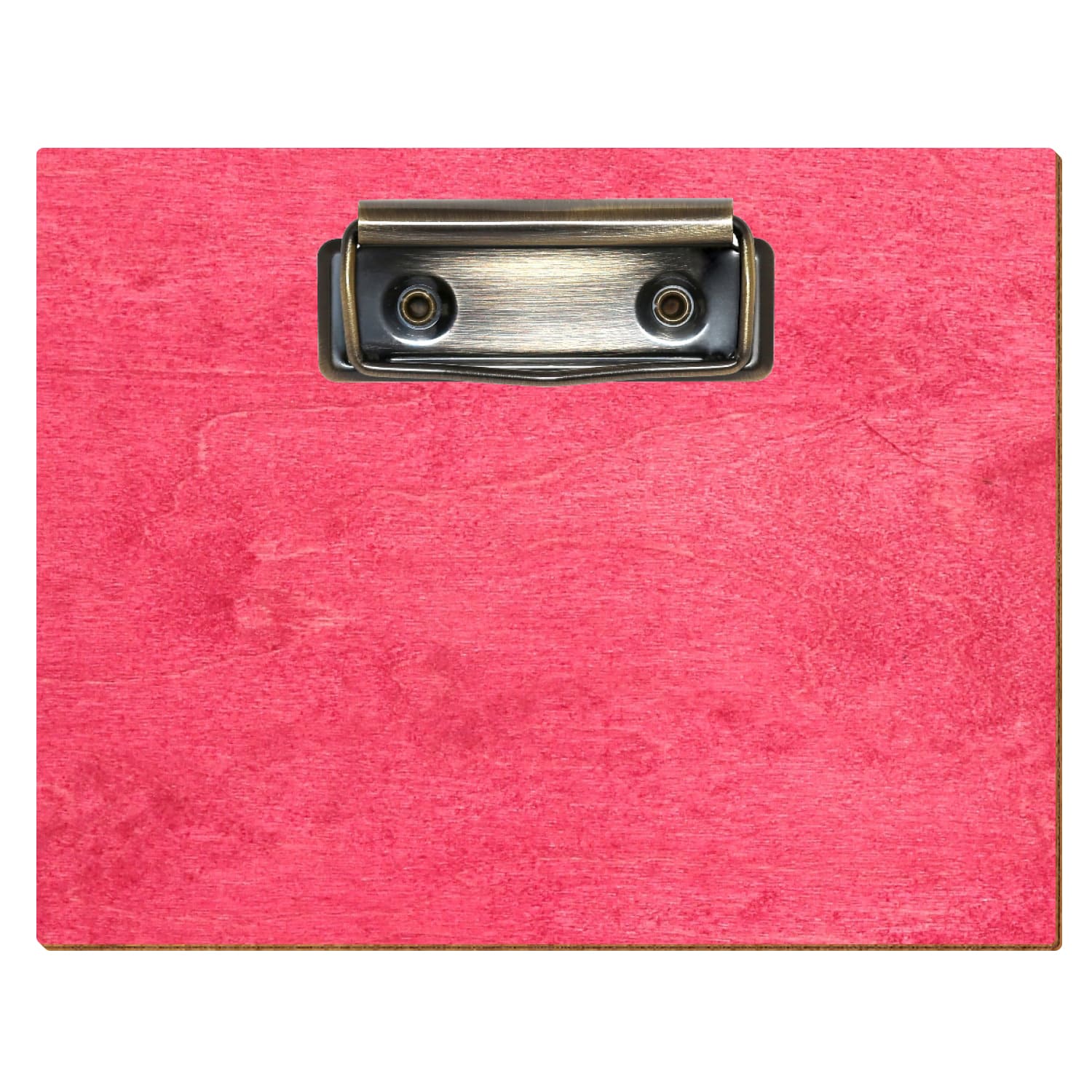 Klemmbrett Standardform Dunkelpink A6 querkant Bügelklemme antik