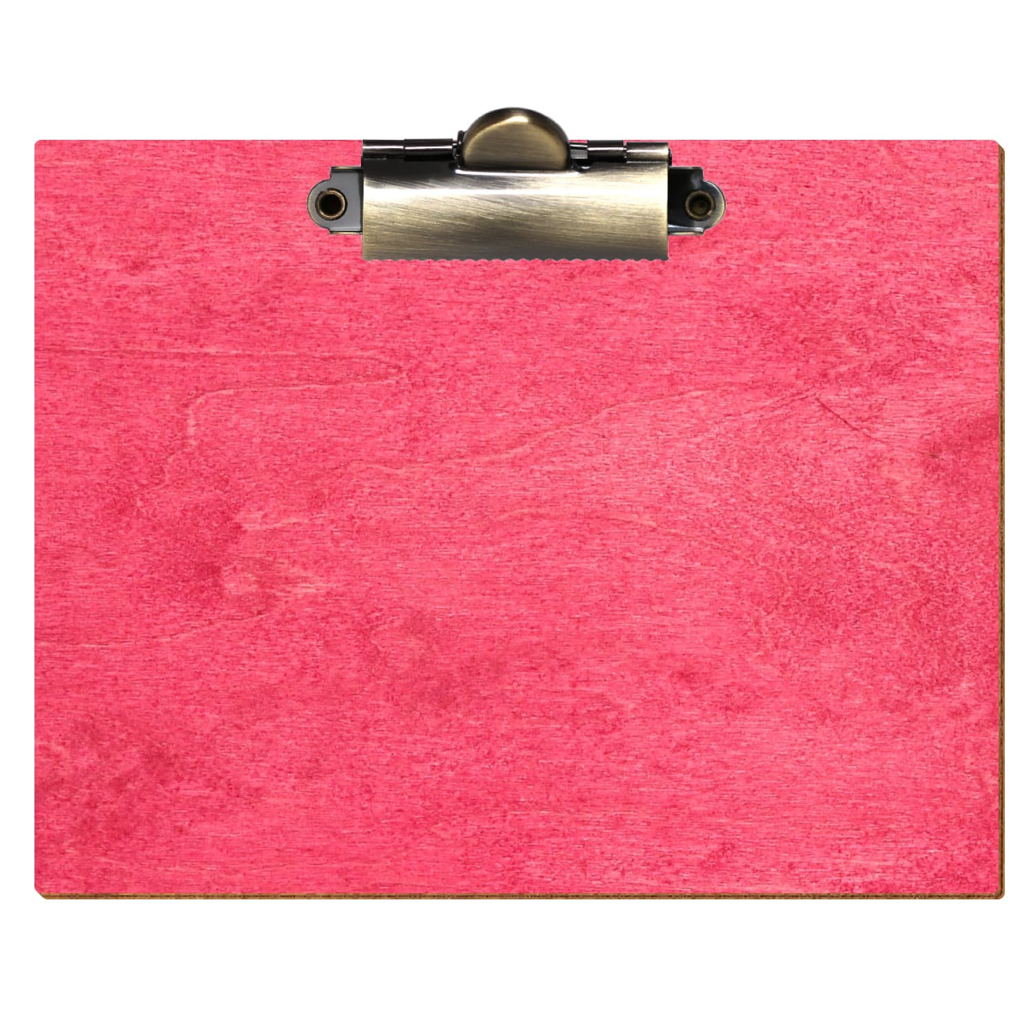 Klemmbrett Standardform Dunkelpink A6 hochkant Zahnklemme antik