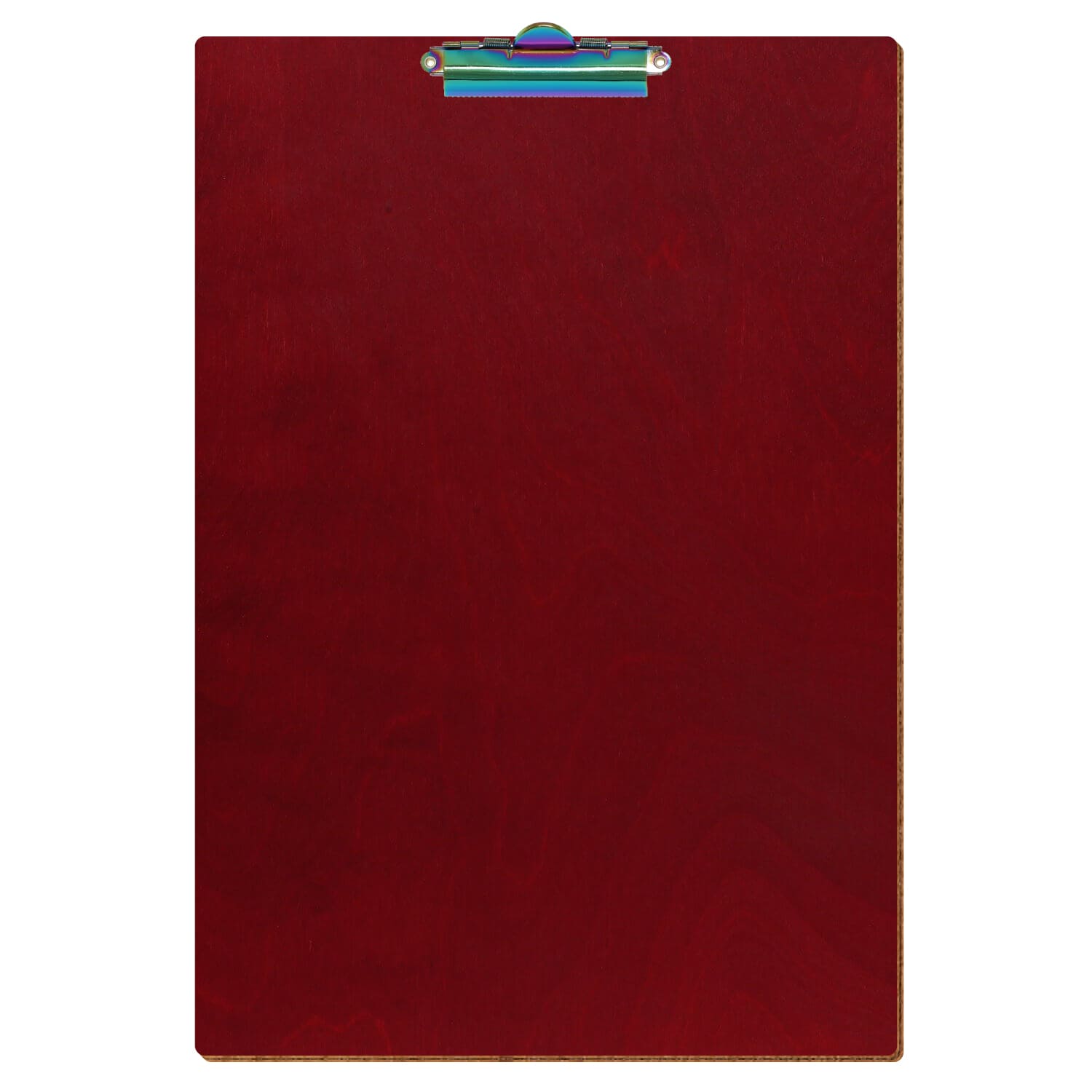 Klemmbrett Standardform Dunkelrot A3 hochkant Zahnklemme Regenbogen