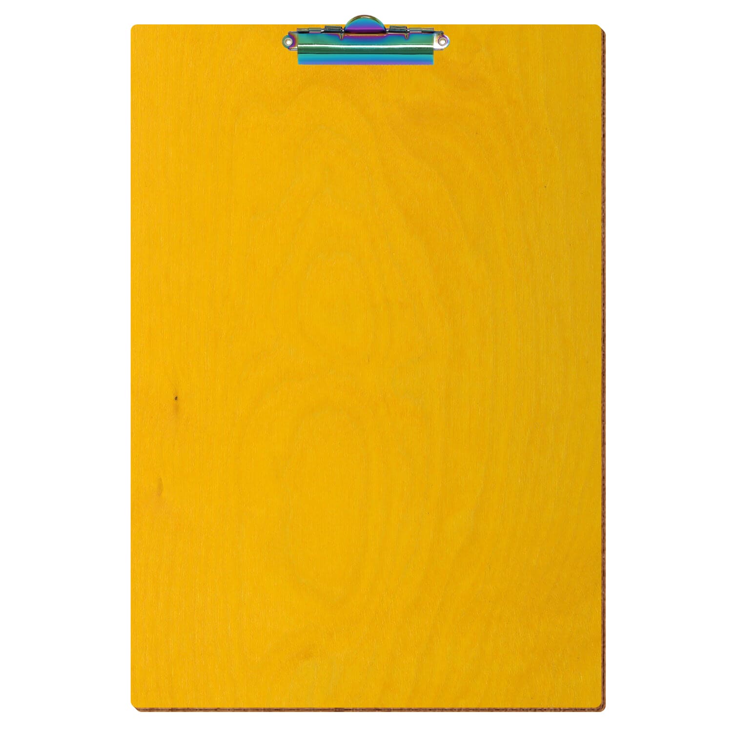 Klemmbrett Standardform Gelb A3 hochkant Zahnklemme Regenbogen