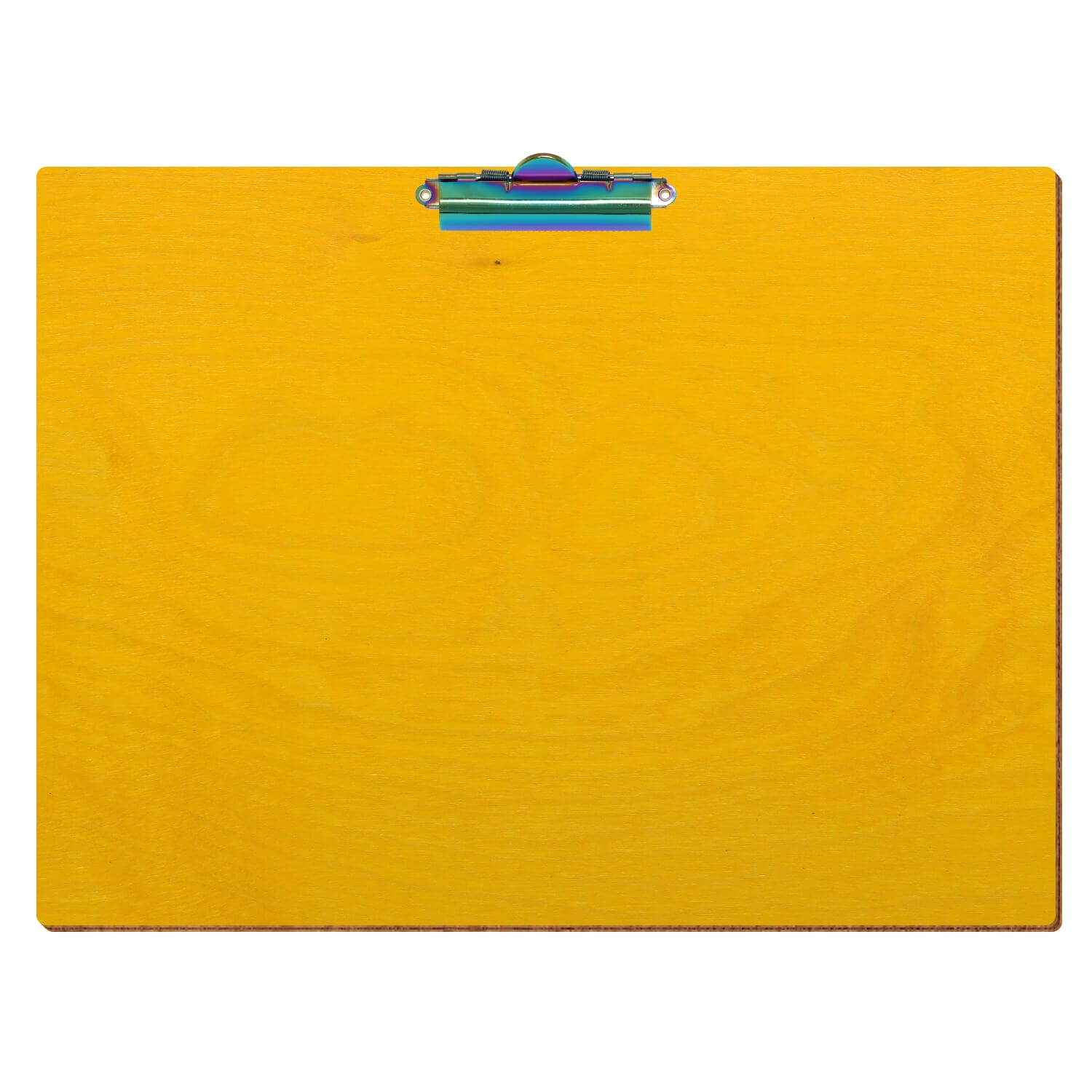 Klemmbrett Standardform Gelb A3 querkant Zahnklemme Regenbogen