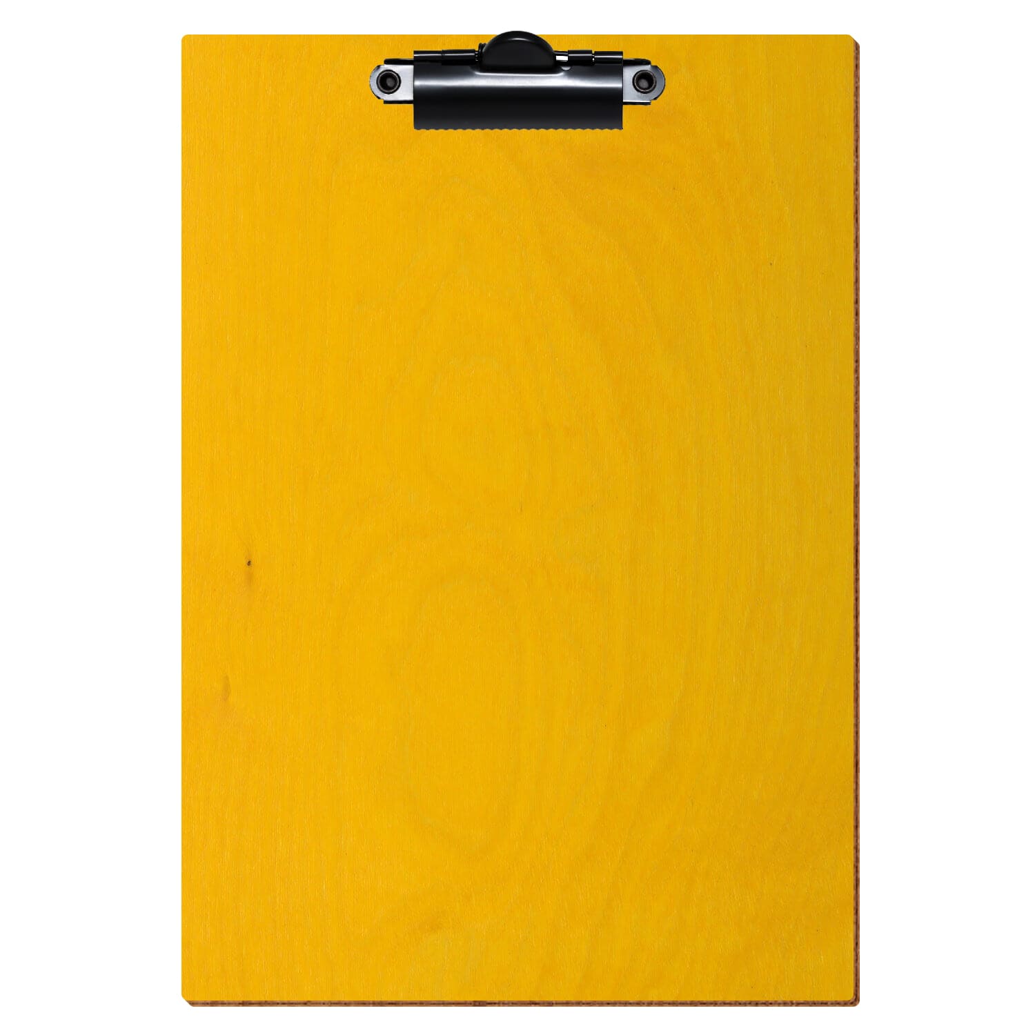 Klemmbrett Standardform Gelb A5 hochkant Zahnklemme schwarz