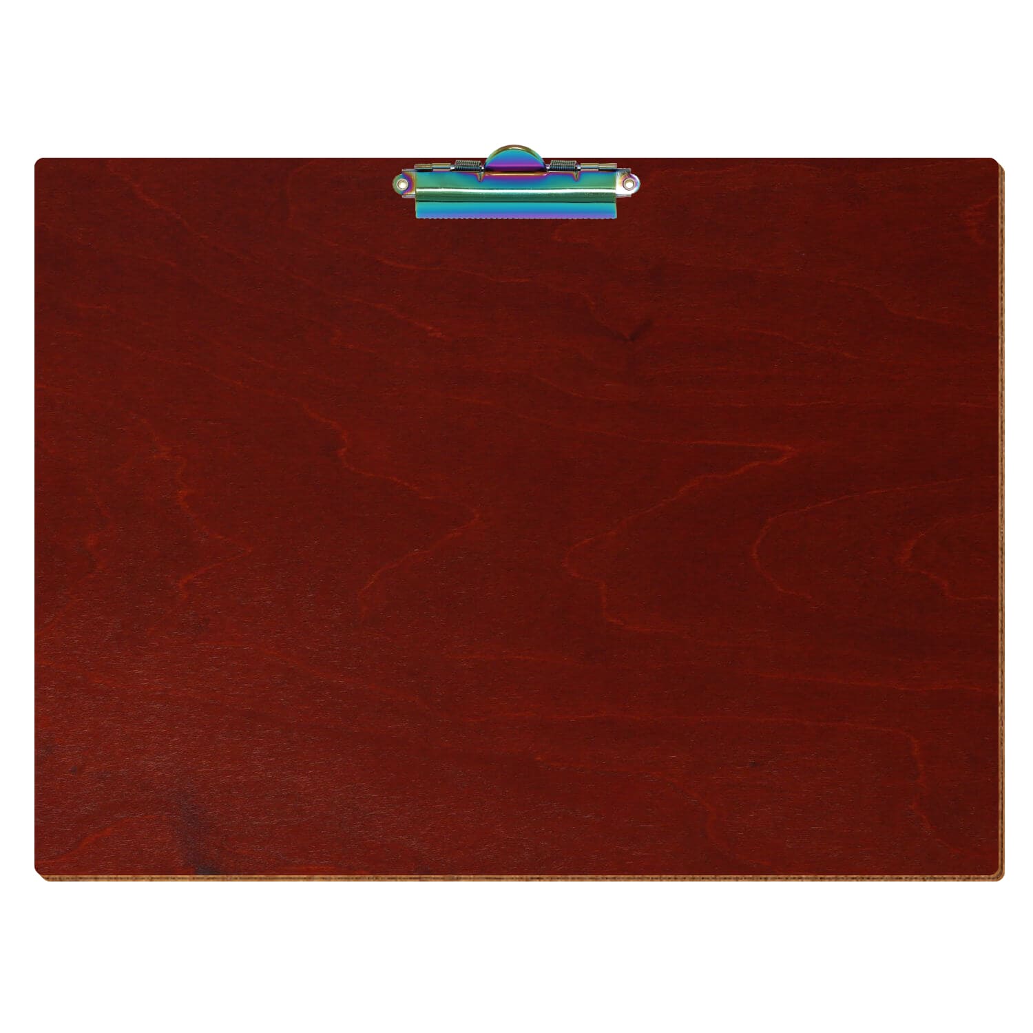 Klemmbrett Standardform Kirschbaum A3 querkant Zahnklemme Regenbogen