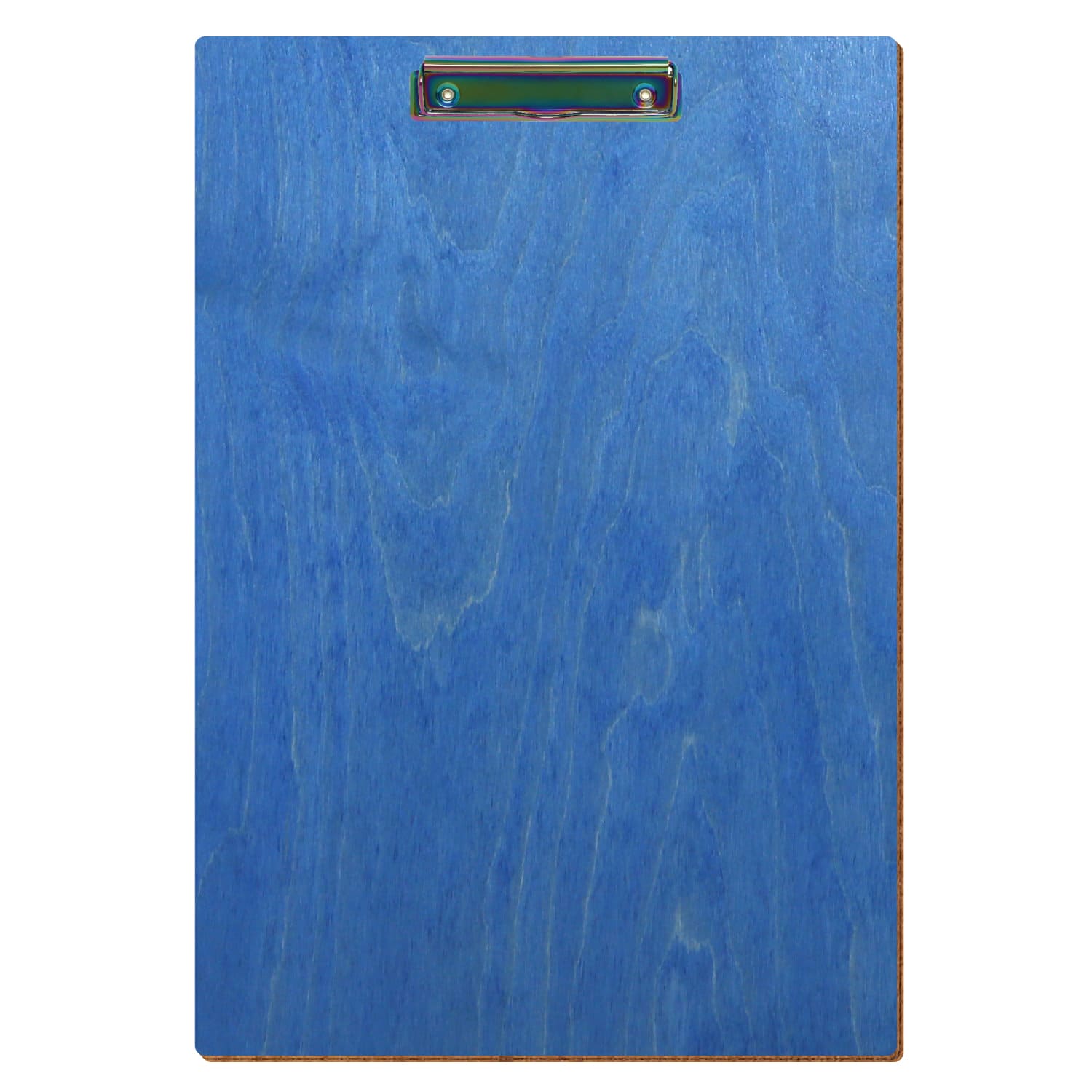 Klemmbrett Standardform Kornblumenblau A3 hochkant Bügelklemme Regenbogen