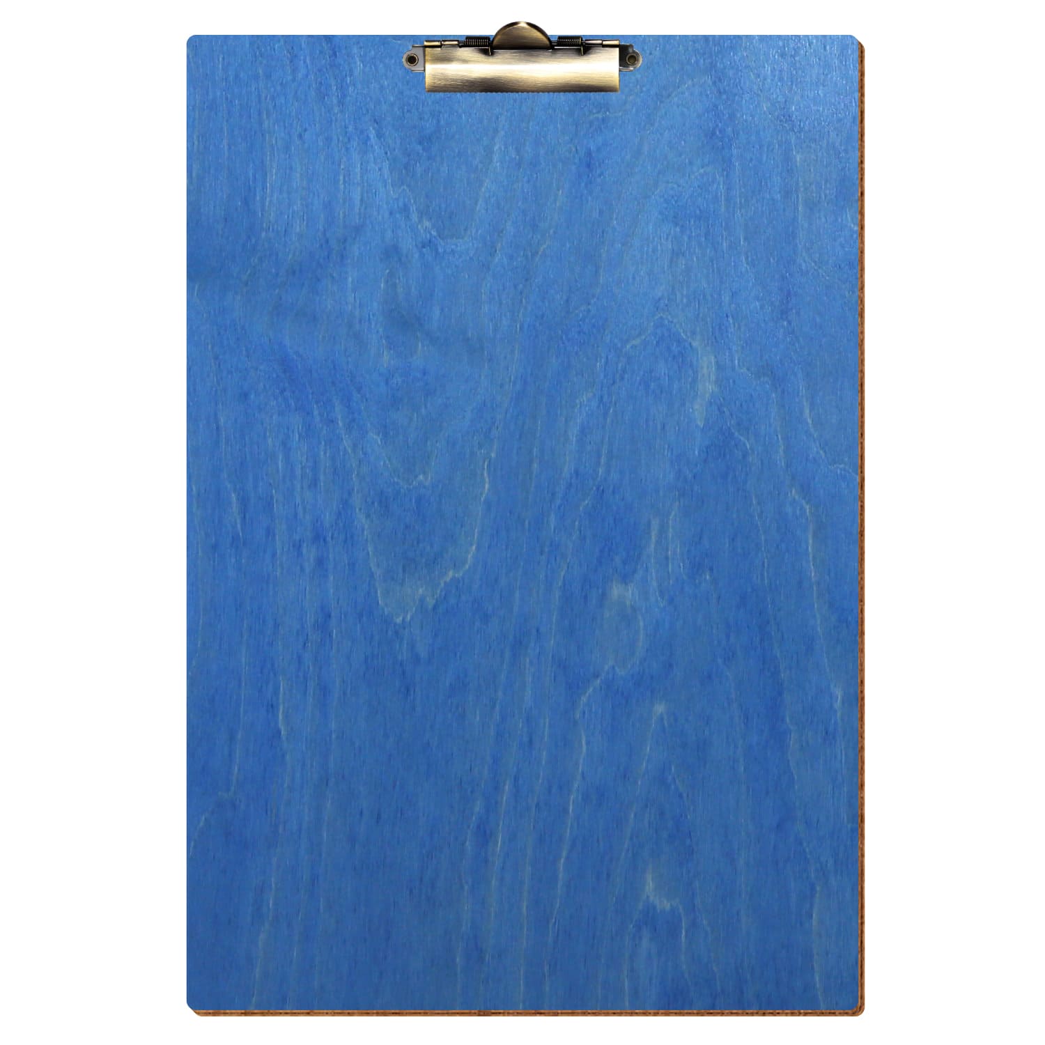 Klemmbrett Standardform Kornblumenblau A3 hochkant Zahnklemme antik
