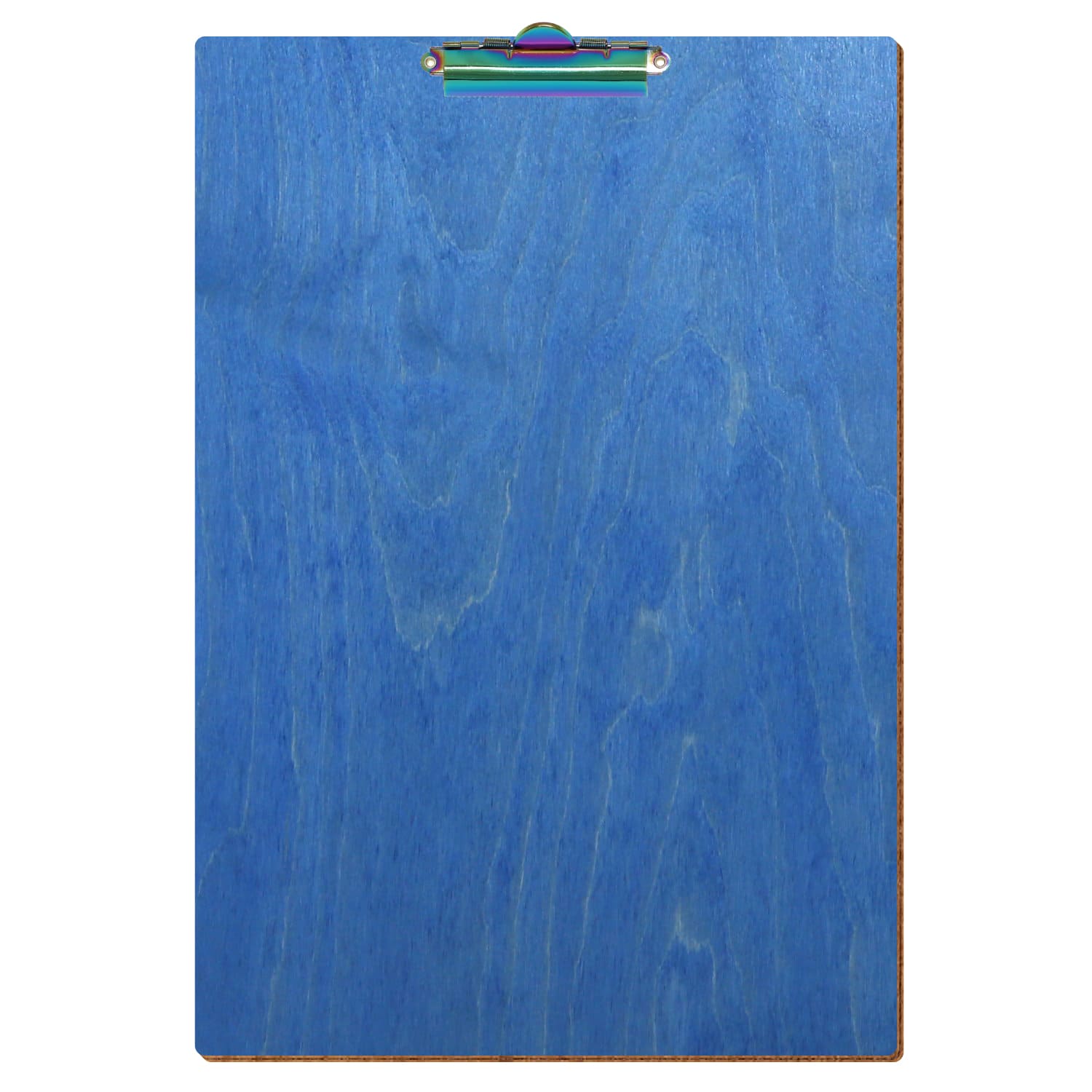 Klemmbrett Standardform Kornblumenblau A3 hochkant Zahnklemme Regenbogen