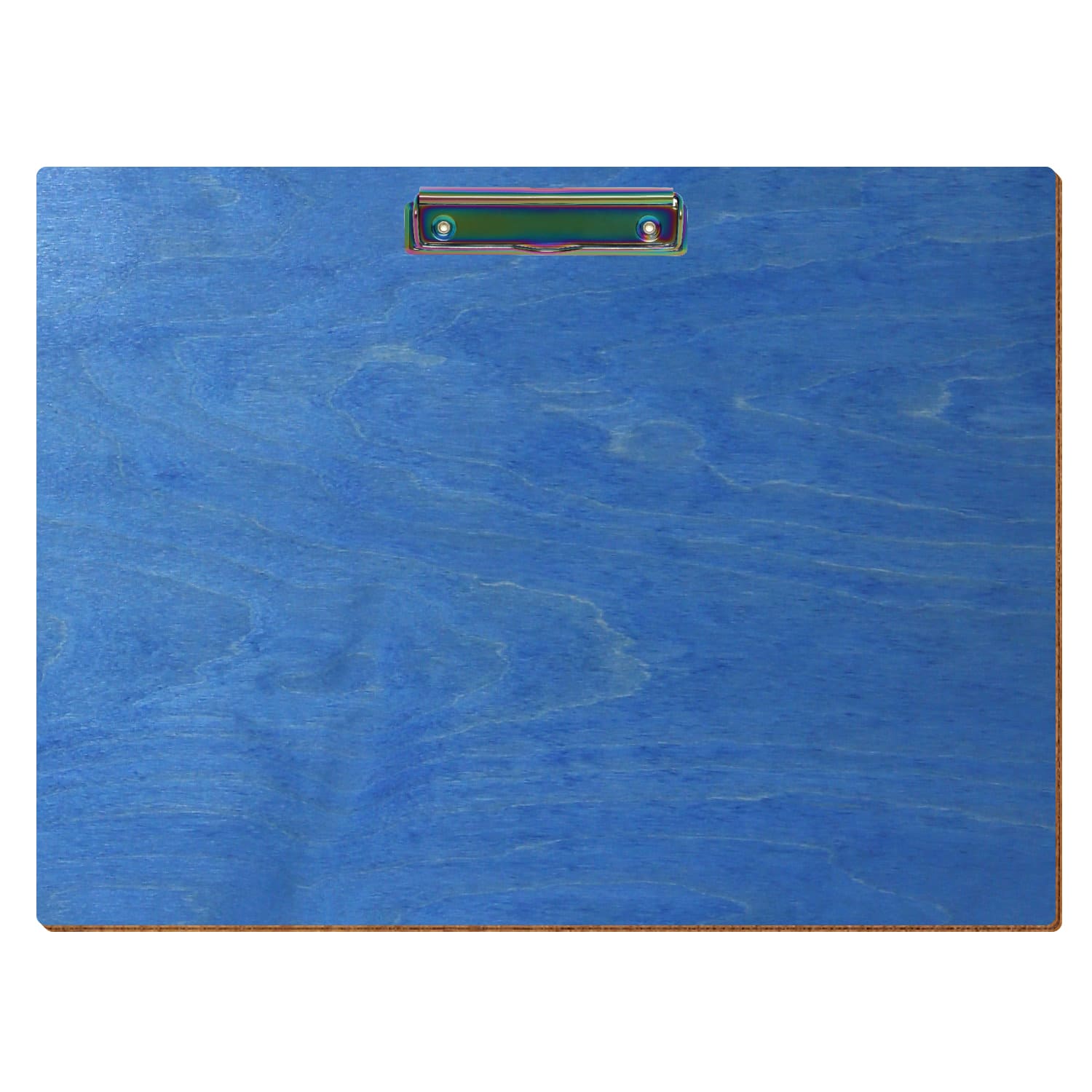 Klemmbrett Standardform Kornblumenblau A3 querkant Bügelklemme Regenbogen