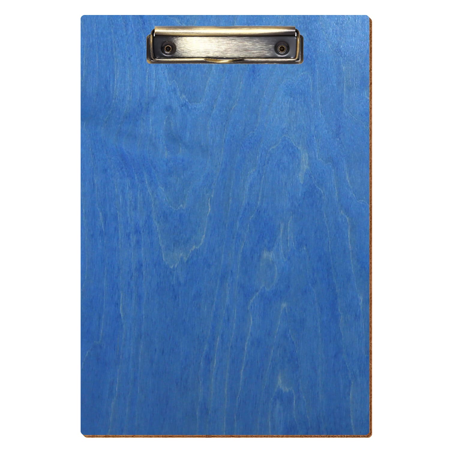 Klemmbrett Standardform Kornblumenblau A4 hochkant Bügelklemme antik