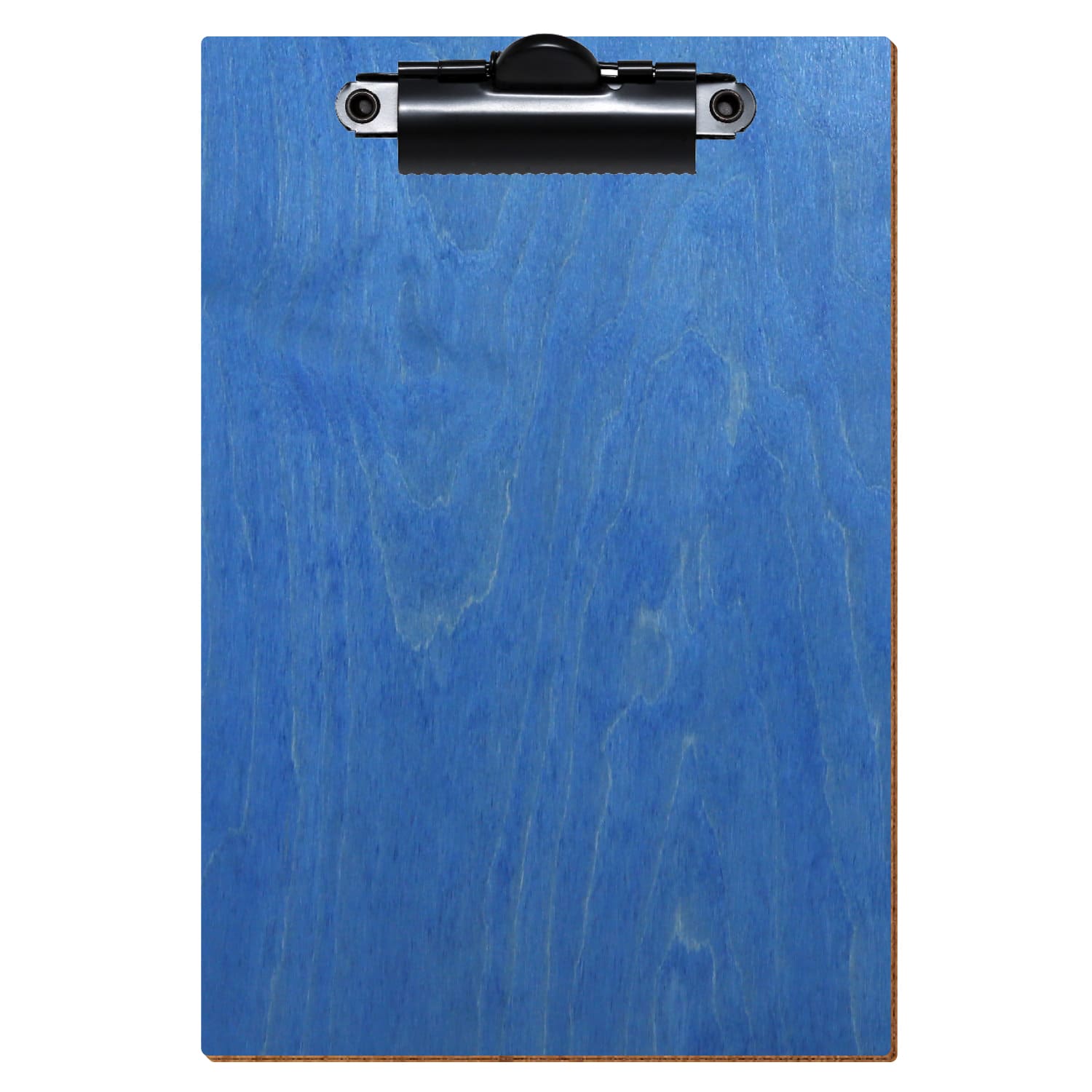 Klemmbrett Standardform Kornblumenblau A6 hochkant Zahnklemme schwarz