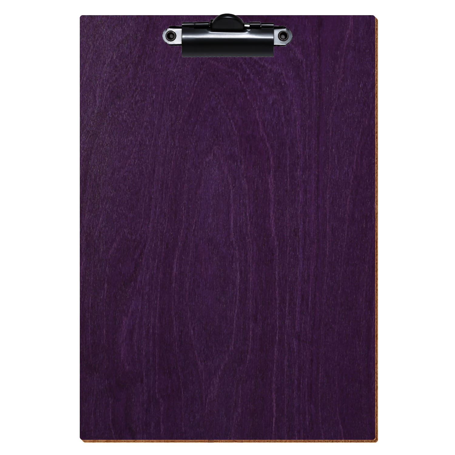 Klemmbrett Standardform Lila A5 hochkant Zahnklemme schwarz