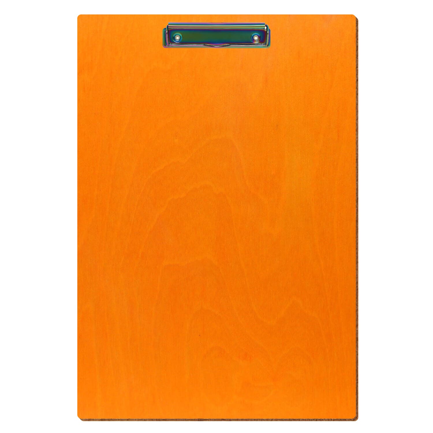 Klemmbrett Standardform Orange A3 hochkant Bügelklemme Regenbogen