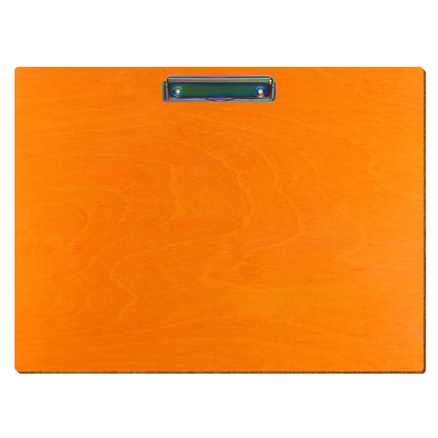 Klemmbrett Standardform Orange A3 querkant Bügelklemme Regenbogen