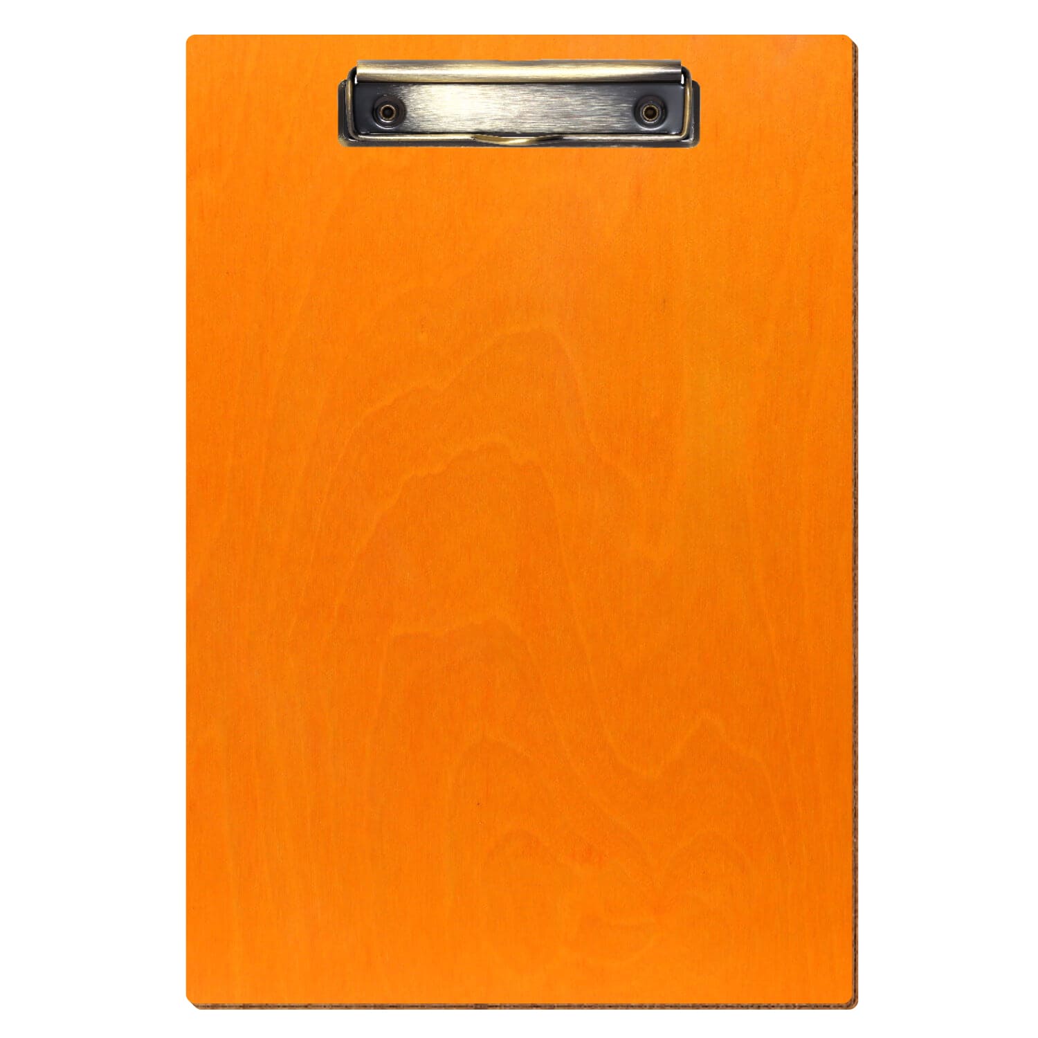 Klemmbrett Standardform Orange A4 hochkant Bügelklemme antik