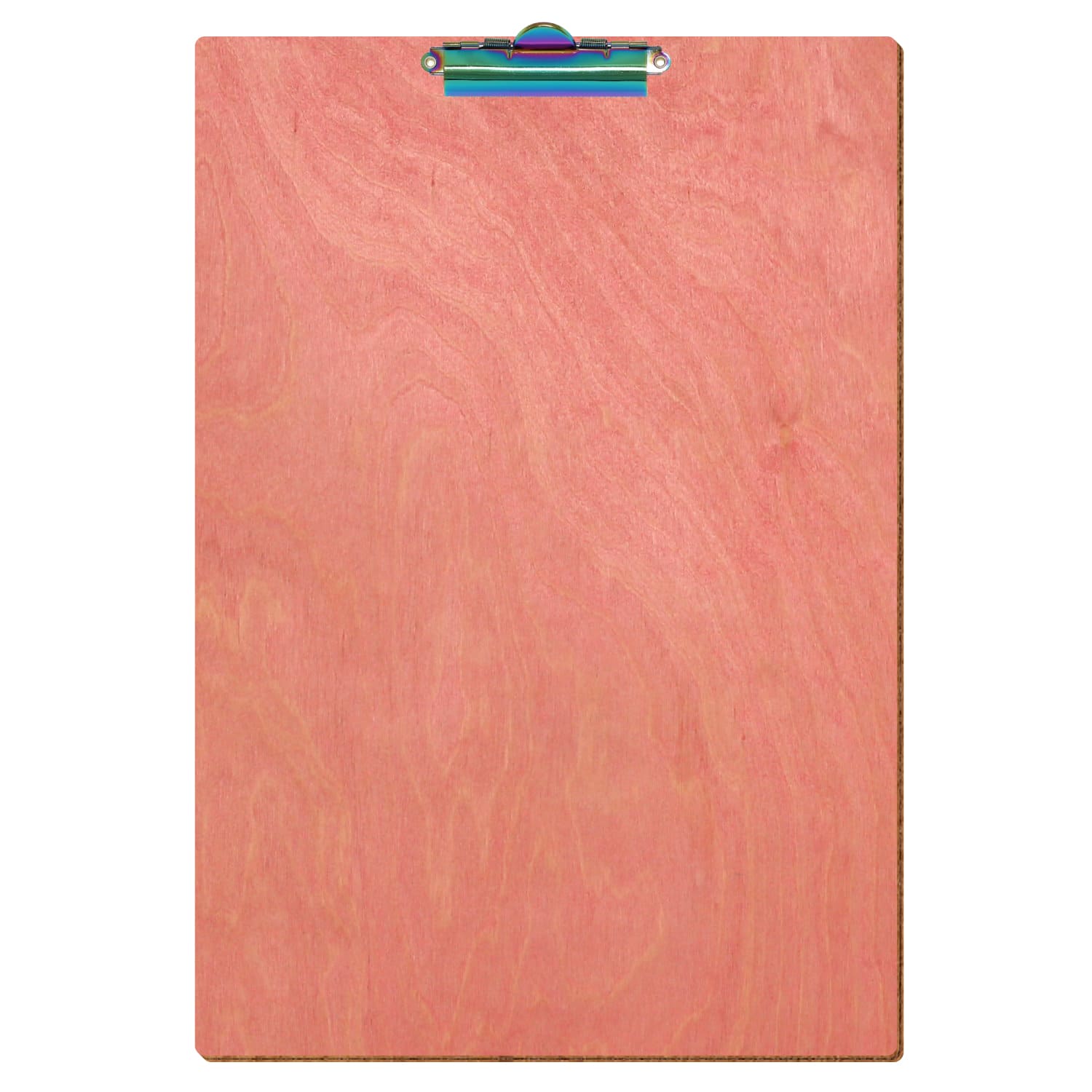Klemmbrett Standardform Rosa A3 hochkant Zahnklemme Regenbogen
