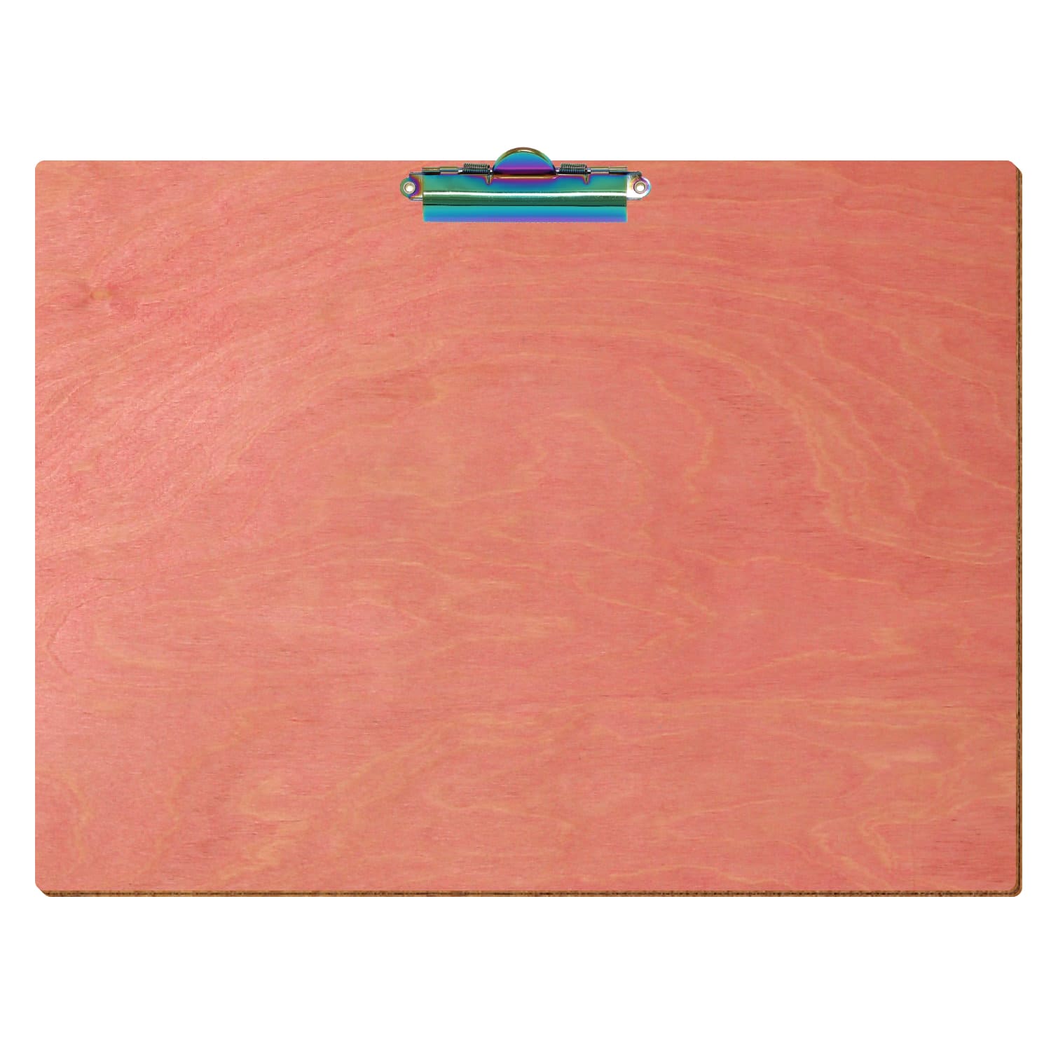 Klemmbrett Standardform Rosa A3 querkant Zahnklemme Regenbogen