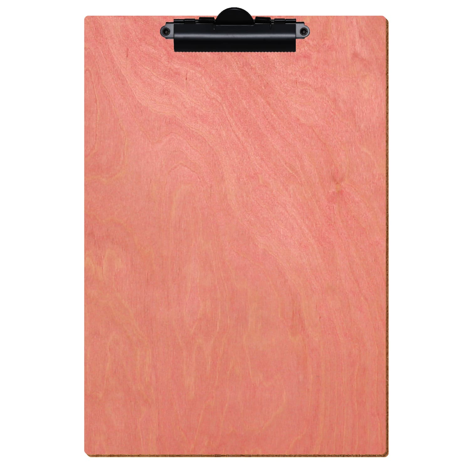 Klemmbrett Standardform Rosa A4 hochkant Zahnklemme schwarz