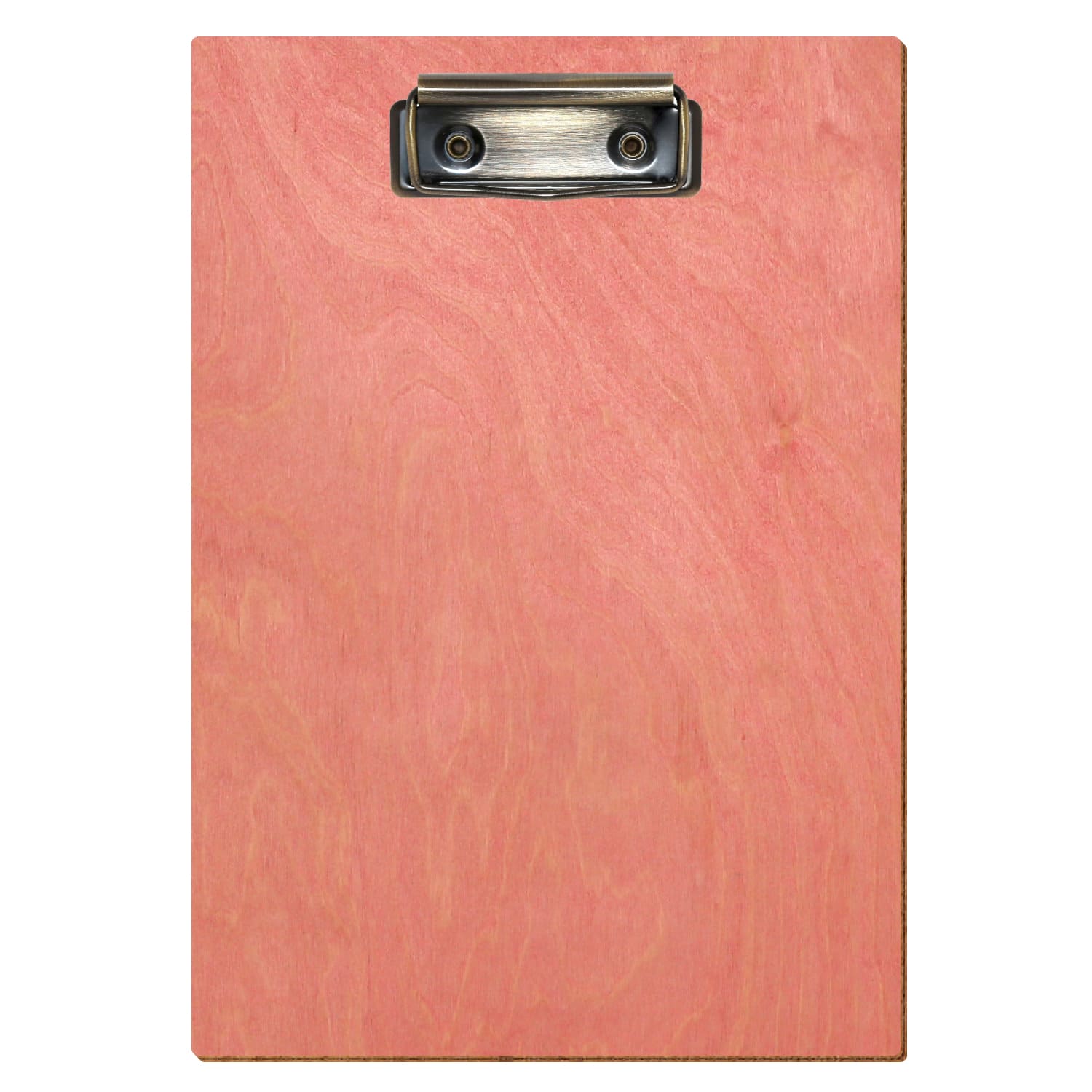 Klemmbrett Standardform Rosa A5 hochkant Bügelklemme antik