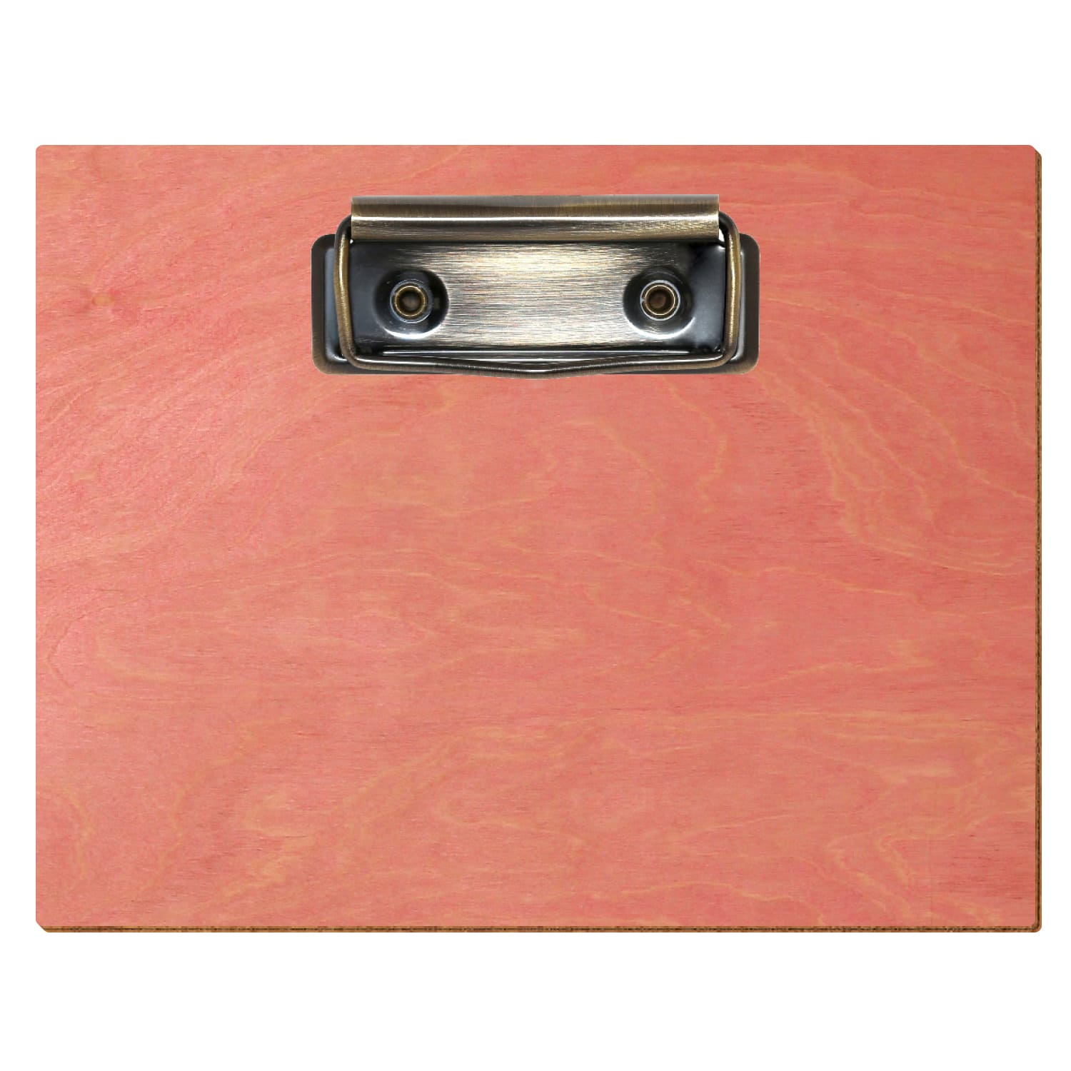 Klemmbrett Standardform Rosa A6 querkant Bügelklemme antik