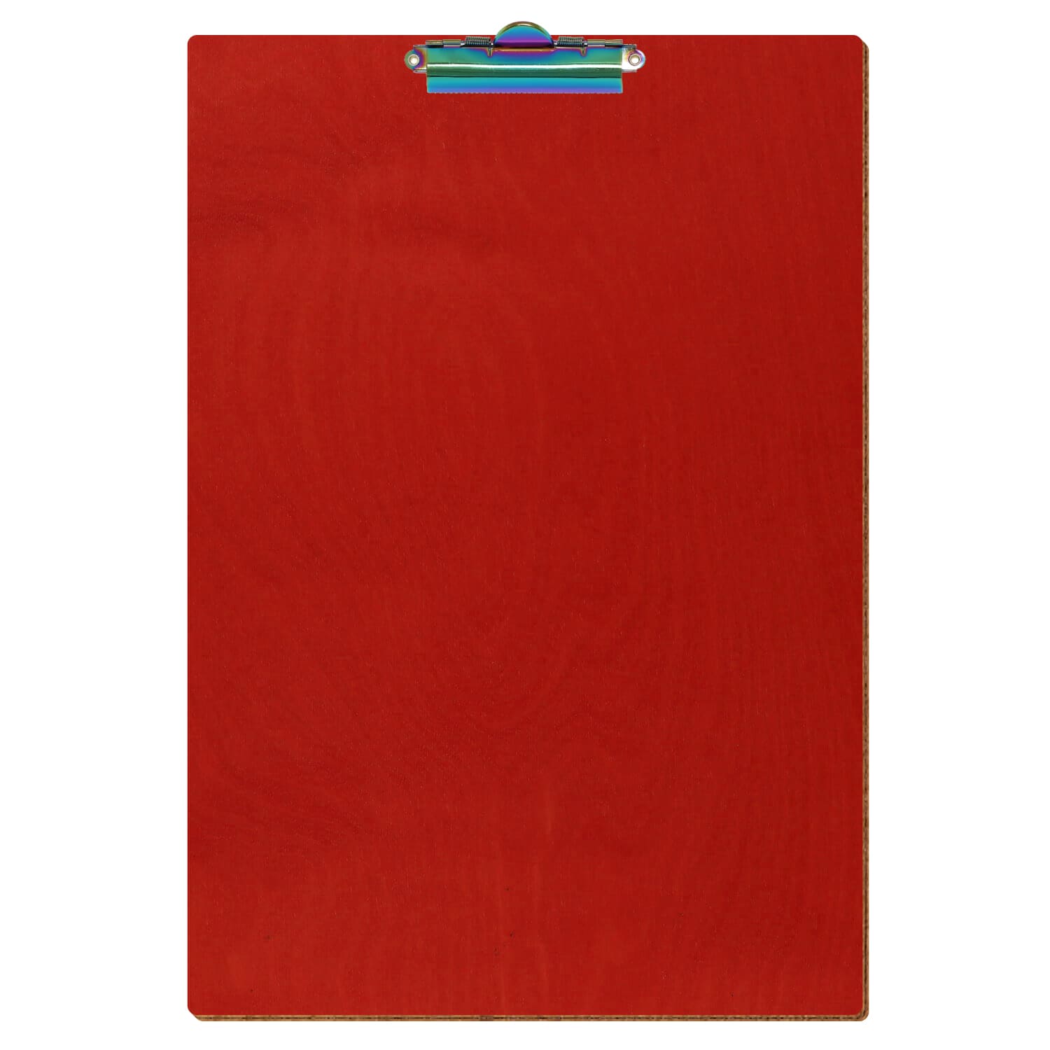 Klemmbrett Standardform Rot A3 hochkant Zahnklemme Regenbogen