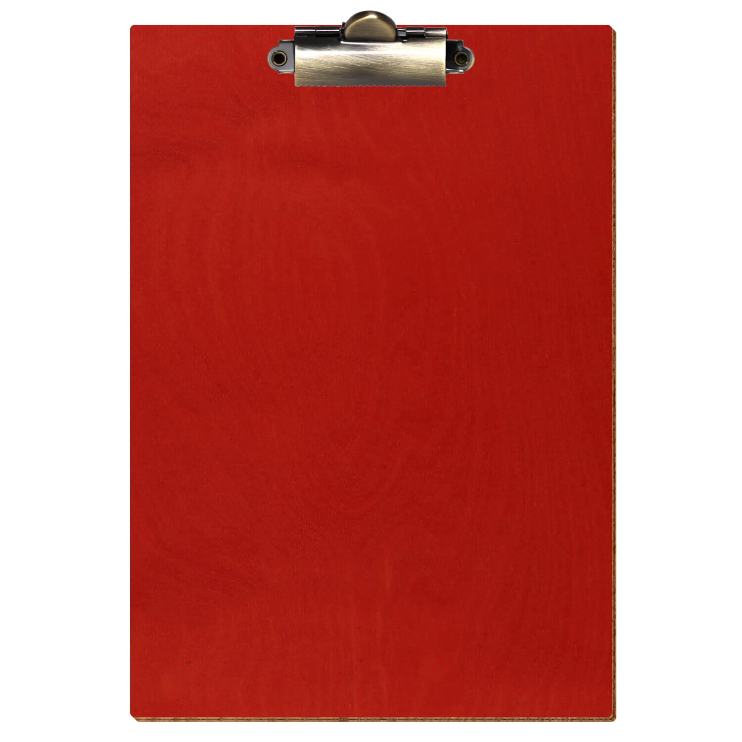 Klemmbrett Standardform Rot A5 hochkant Zahnklemme antik