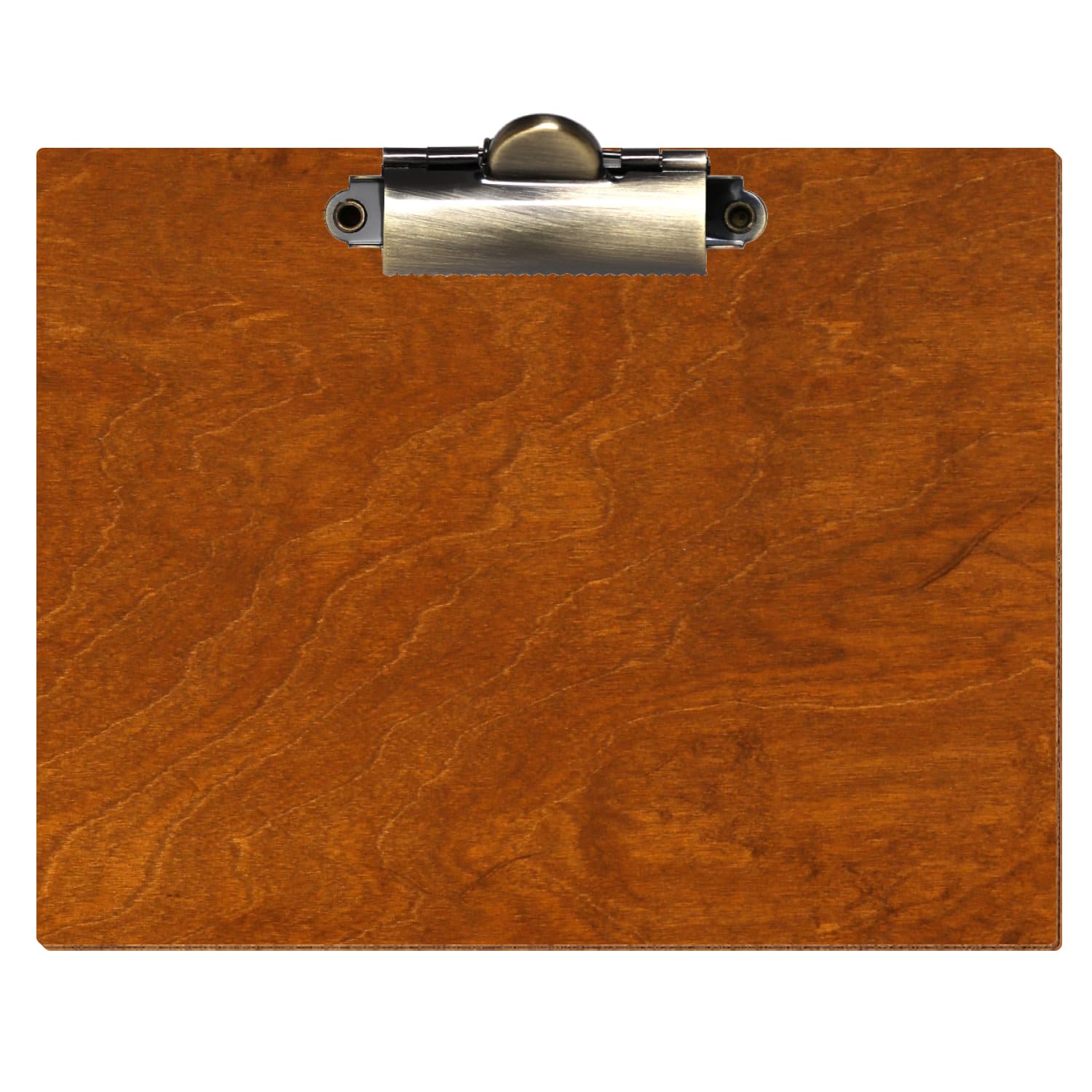 Klemmbrett Standardform Rum A6 querkant Zahnklemme antik