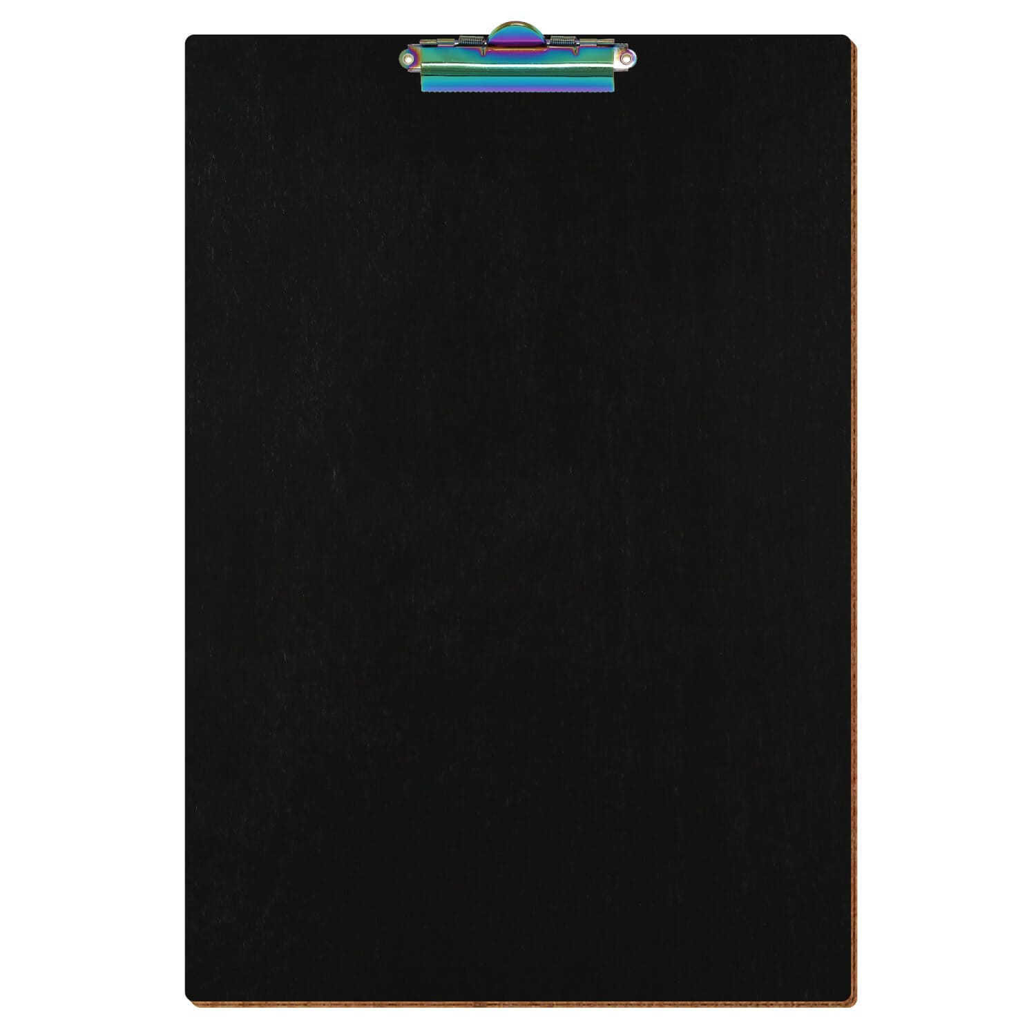 Klemmbrett Standardform Schwarz A3 hochkant Zahnklemme Regenbogen
