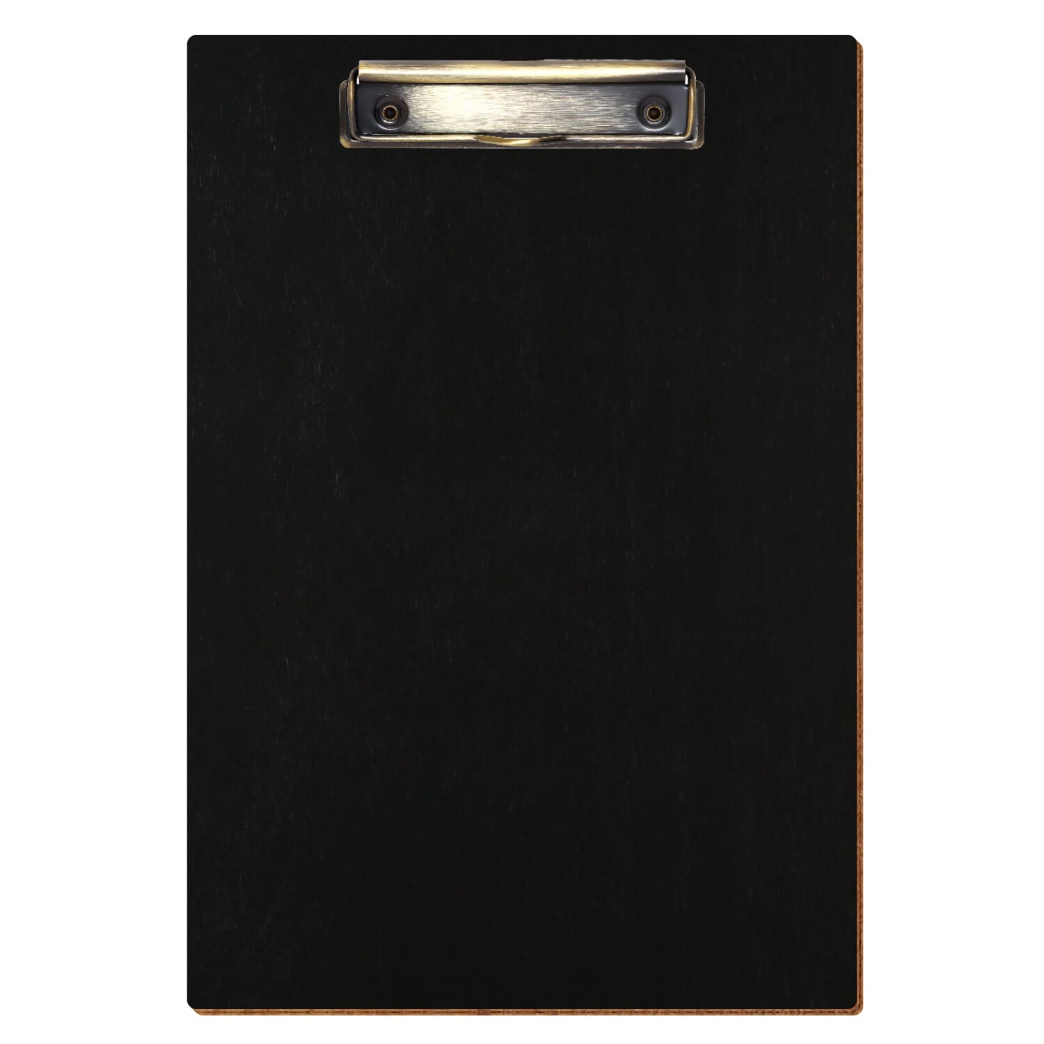 Klemmbrett Standardform Schwarz A4 hochkant Bügelklemme antik