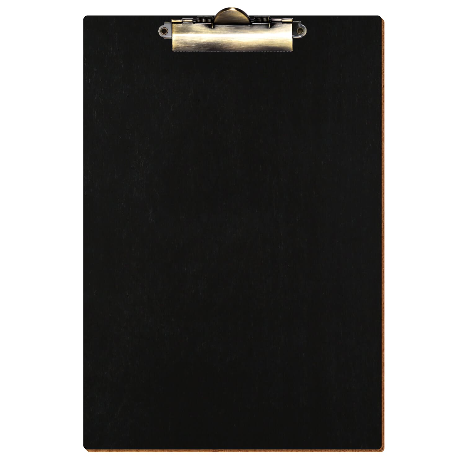 Klemmbrett Standardform Schwarz A4 hochkant Zahnklemme antik