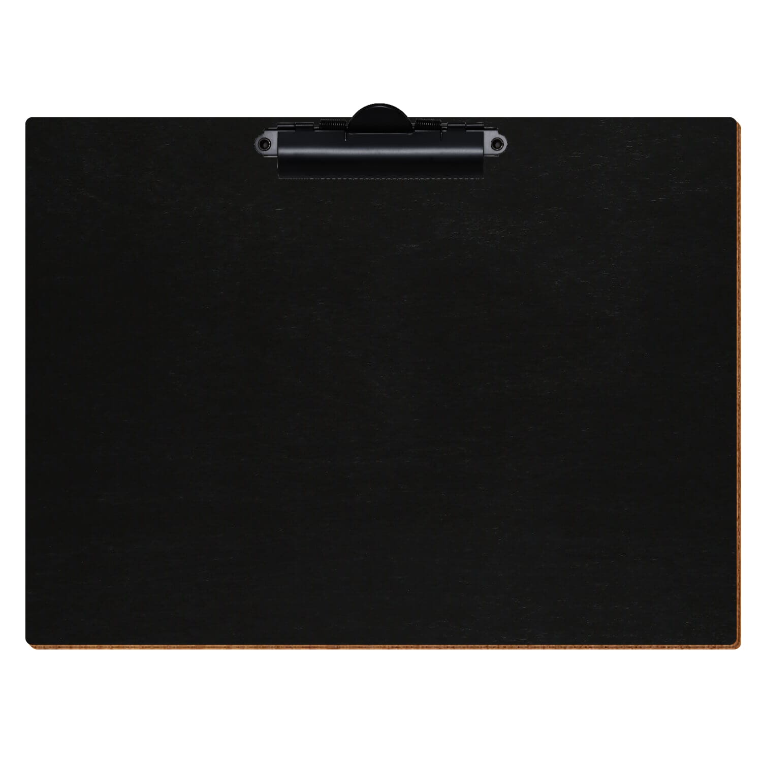 Klemmbrett Standardform Schwarz A4 querkant Zahnklemme schwarz