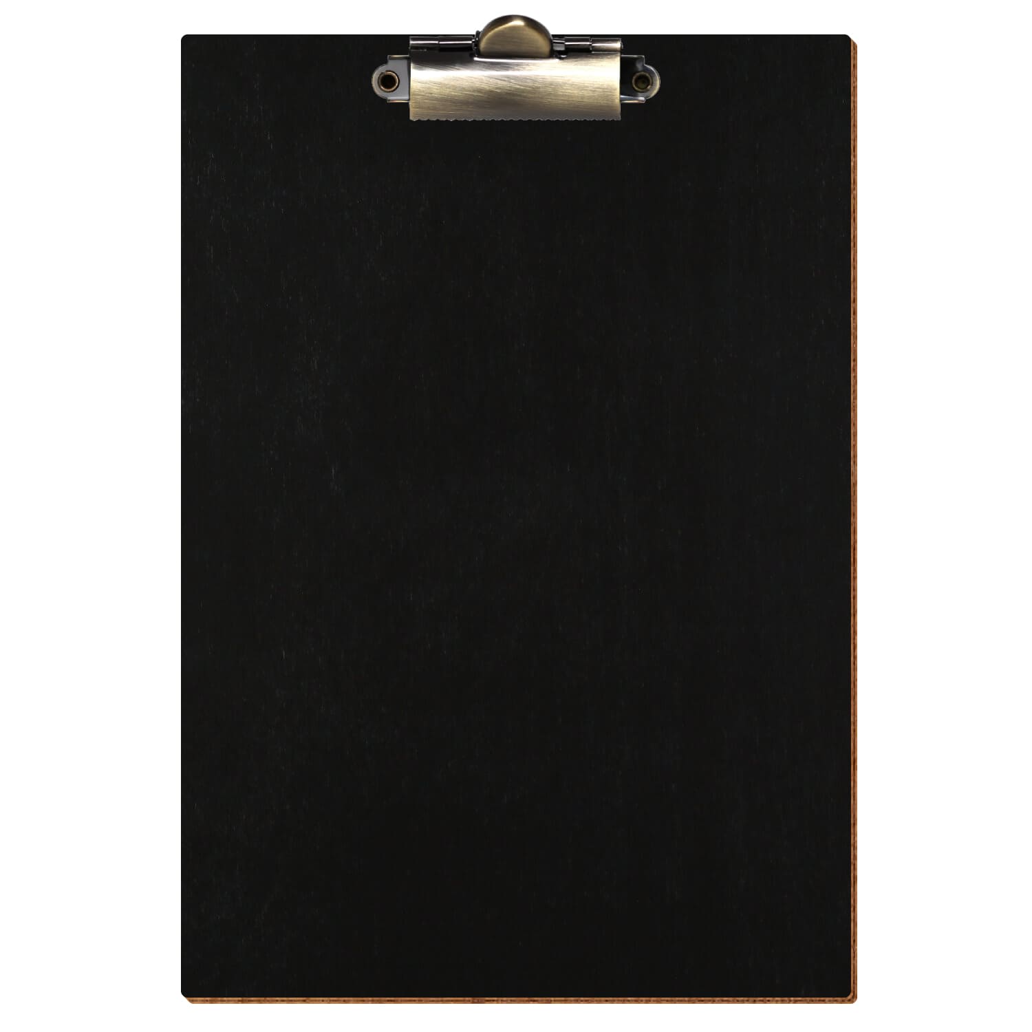 Klemmbrett Standardform Schwarz A5 hochkant Zahnklemme antik