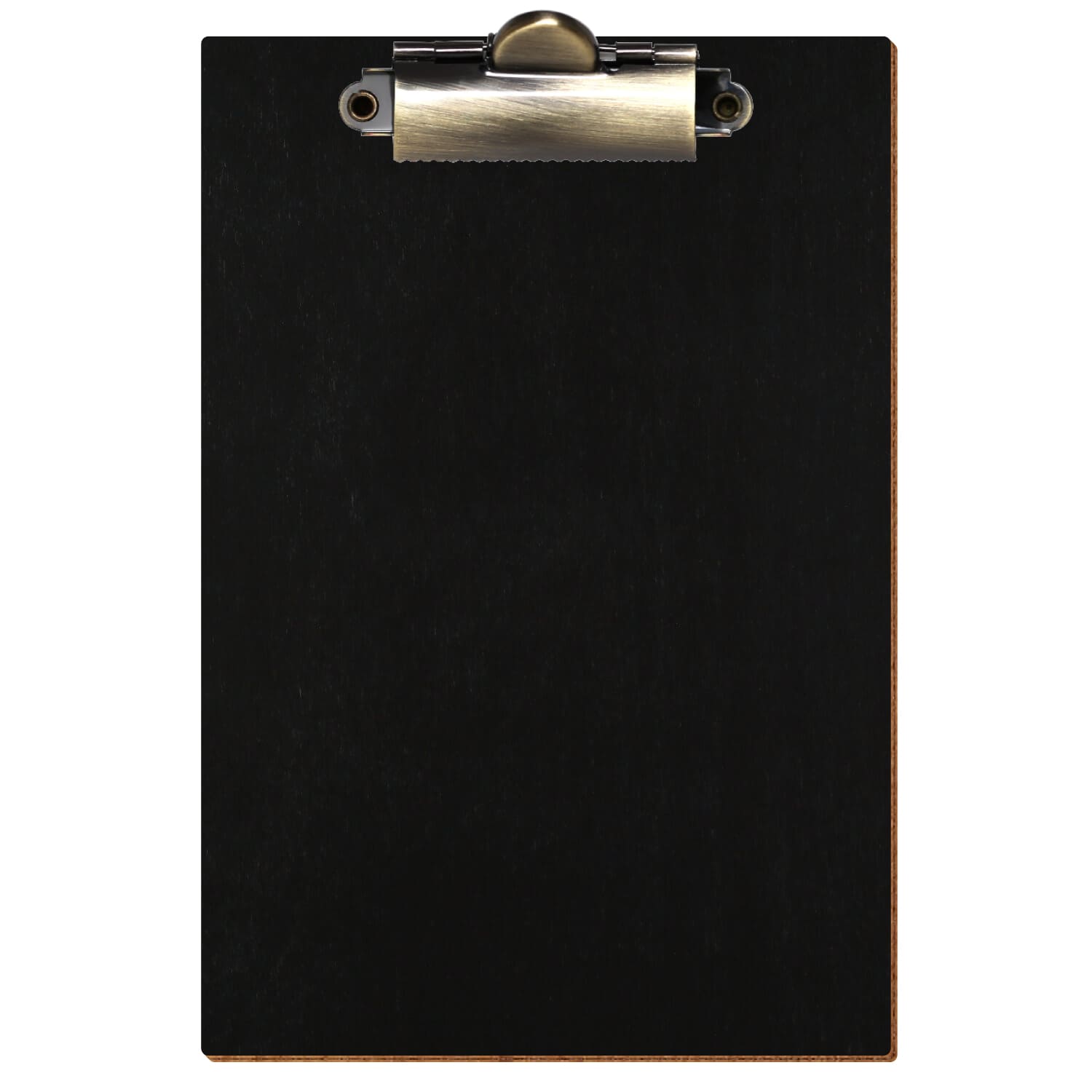 Klemmbrett Standardform Schwarz A6 hochkant Zahnklemme antik