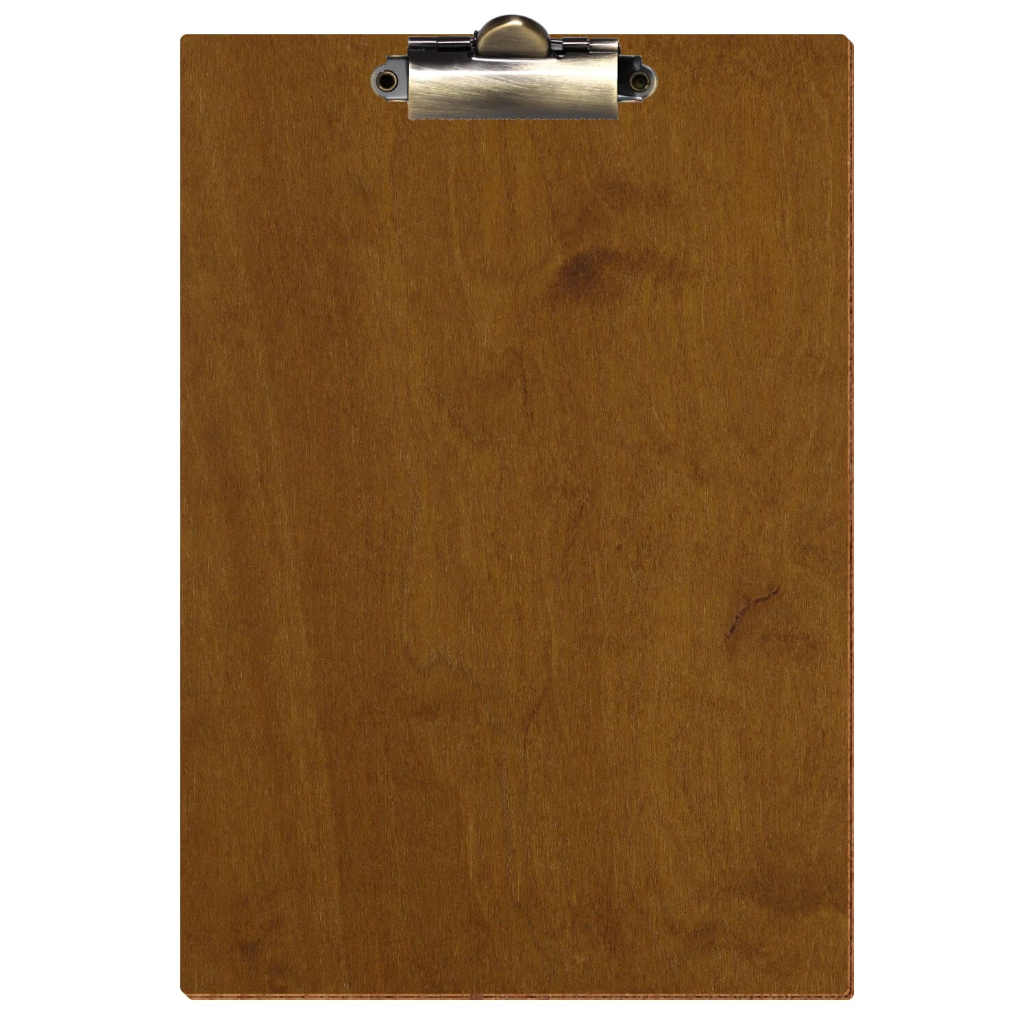 Klemmbrett Standardform Teak A5 hochkant Zahnklemme antik