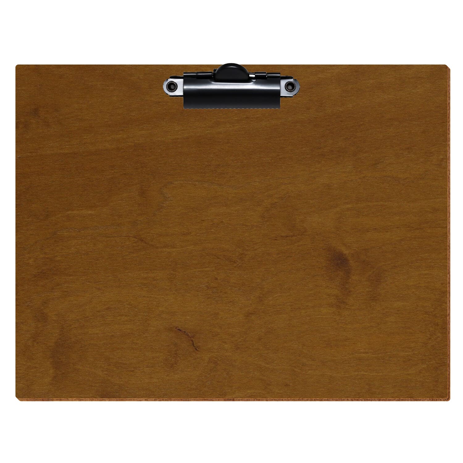 Klemmbrett Standardform Teak A5 querkant Zahnklemme schwarz