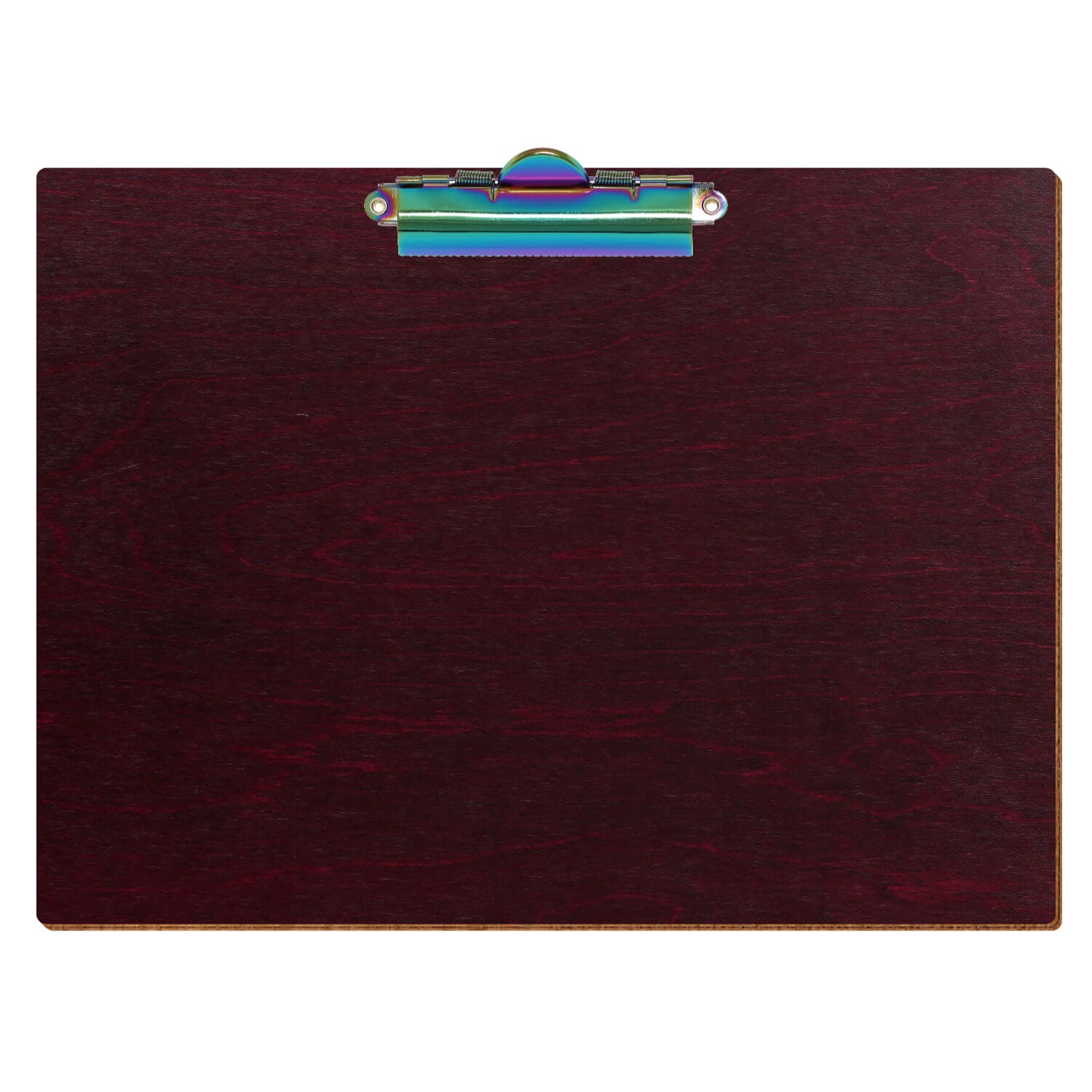 Klemmbrett Standardform Violett A4 querkant Zahnklemme Regenbogen