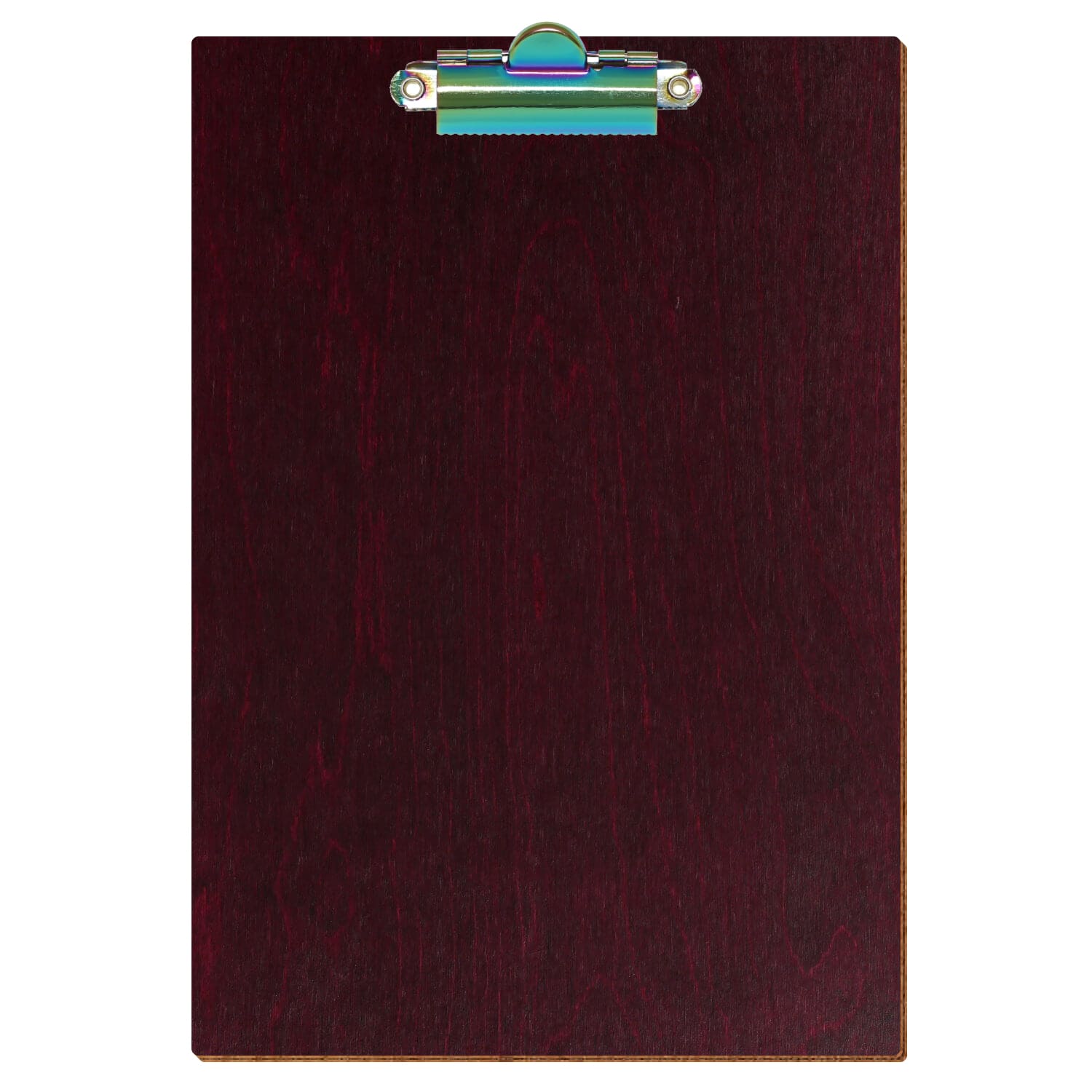 Klemmbrett Standardform Violett A5 hochkant Zahnklemme Regenbogen