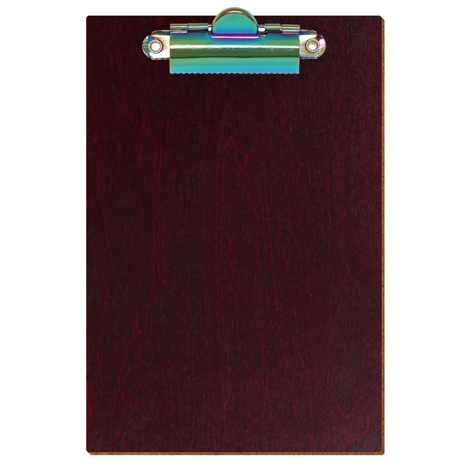 Klemmbrett Standardform Violett A6 hochkant Zahnklemme Regenbogen