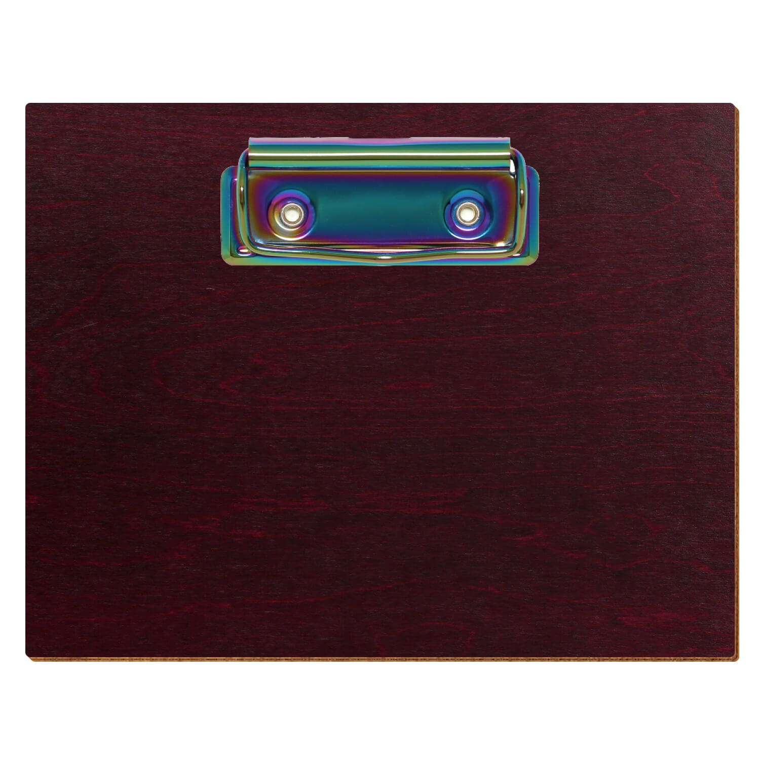 Klemmbrett Standardform Violett A6 querkant Bügelklemme Regenbogen
