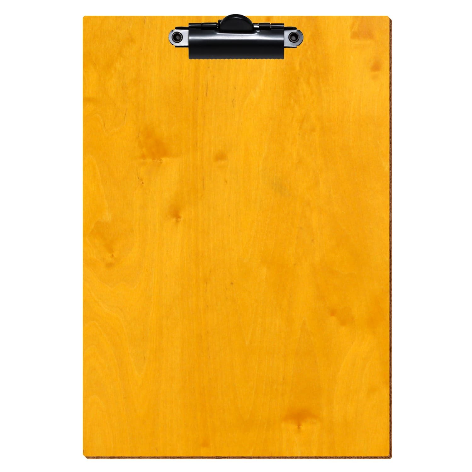 Klemmbrett Standardform Zitronengelb A5 hochkant Zahnklemme schwarz