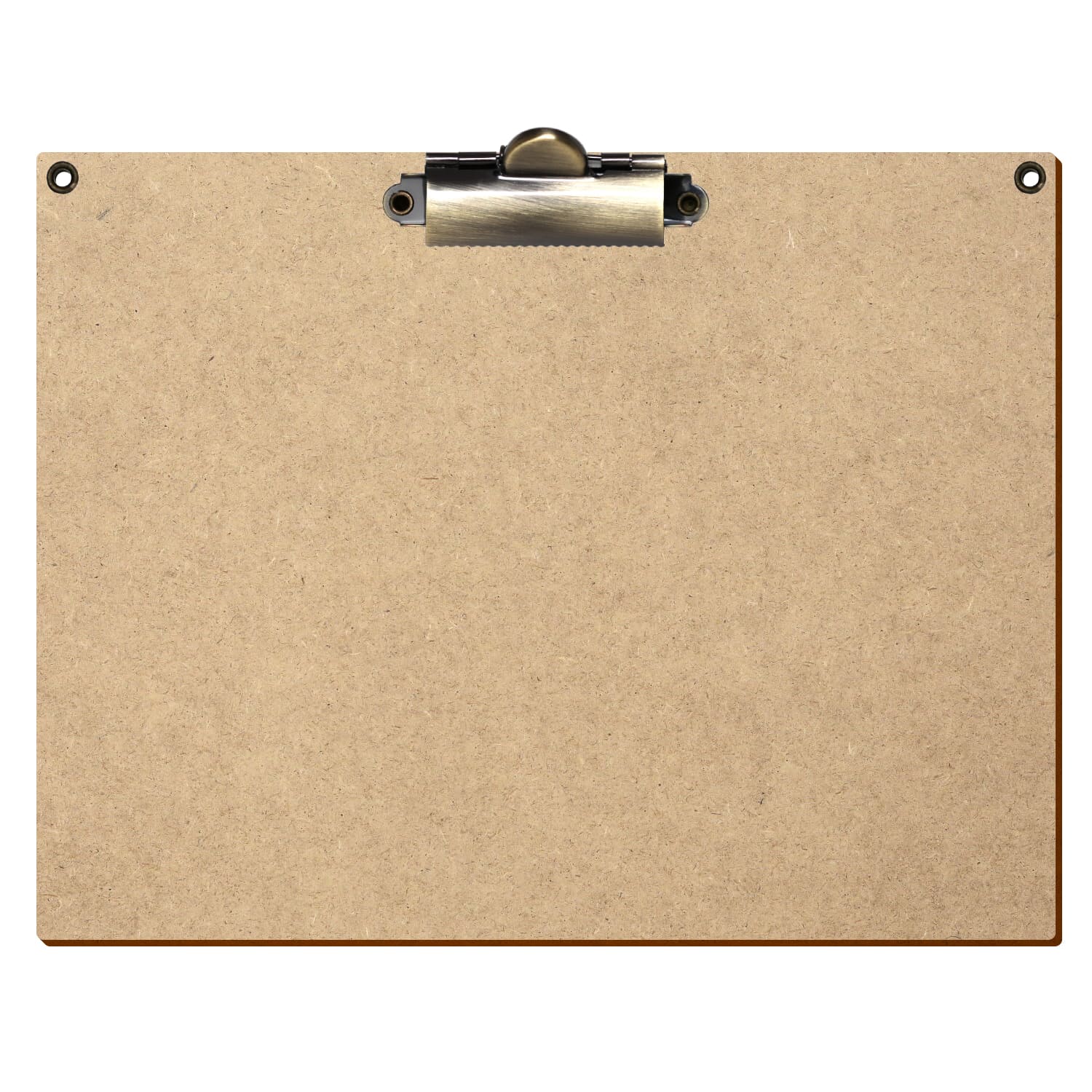 Klemmbrett Standardform mit 2 Ösen HDF A5 hochkant Zahnklemme antik